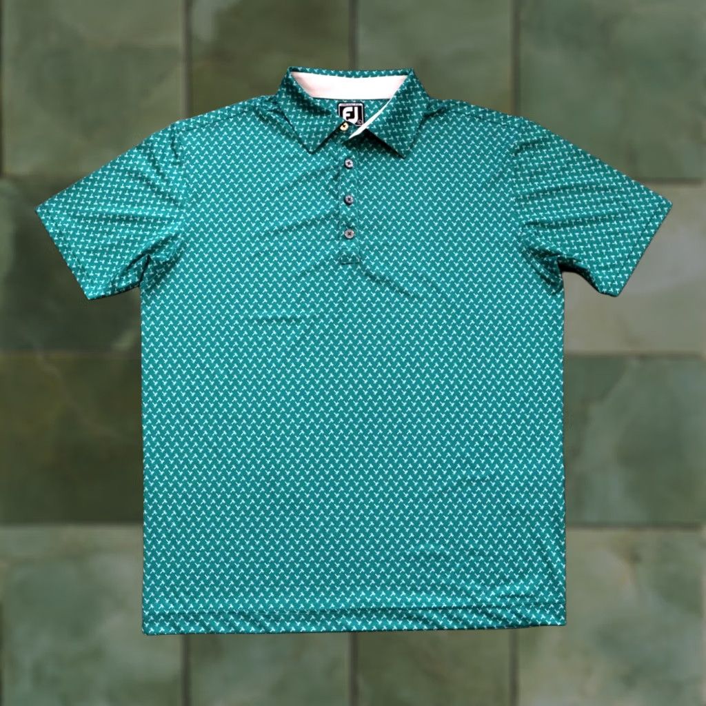 Footjoy FootJoy FJ Shirt Men’s Large Palm Tree Geometric AOP Performance Golf Jersey Shirt Size US L / EU 52-54 / 3 - 1 Thumbnail