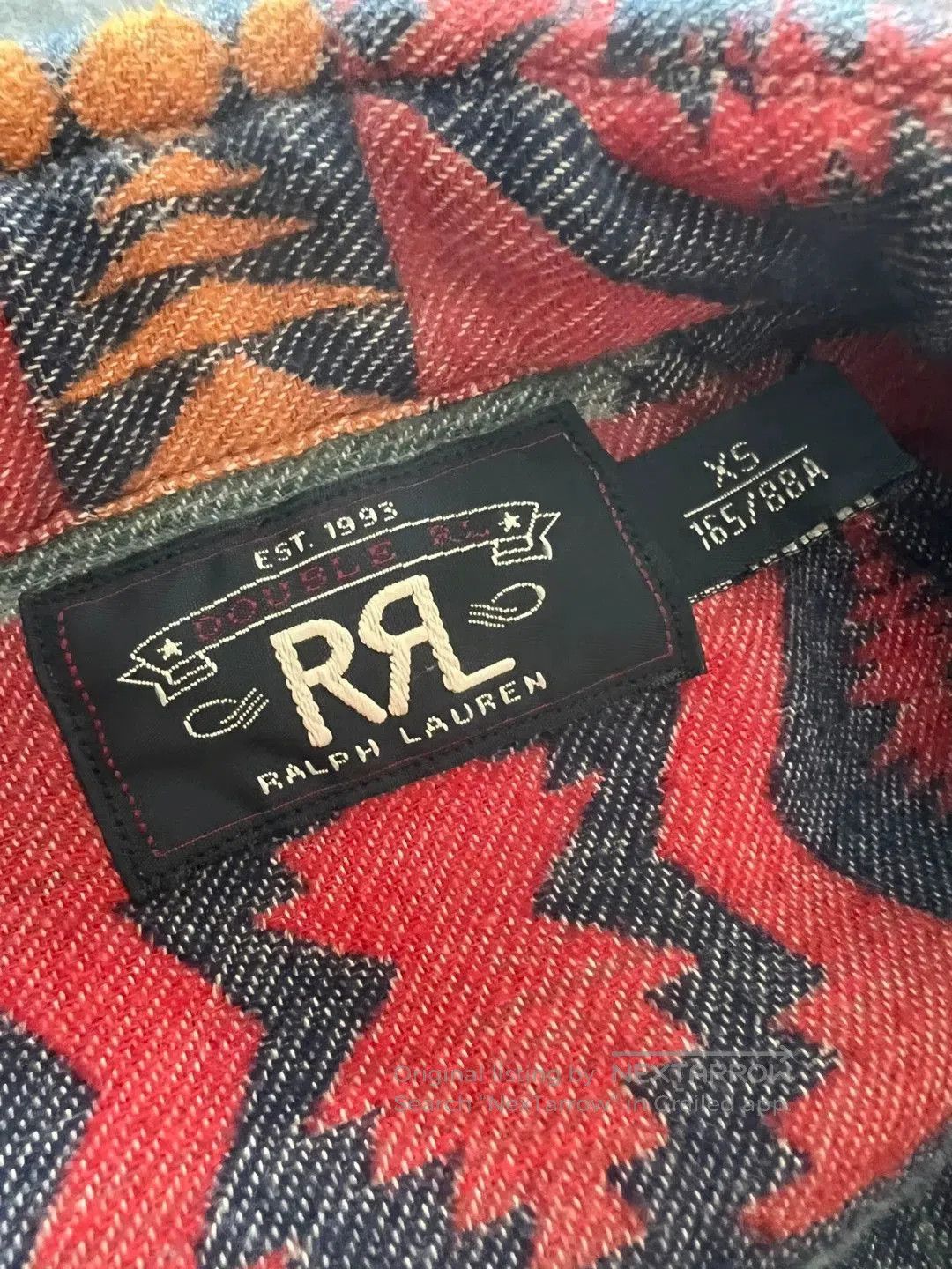 RRL Ralph Lauren RRL Southwest Pattern Flannel Shirt. Size US XS / EU 42 / 0 - 2 Thumbnail