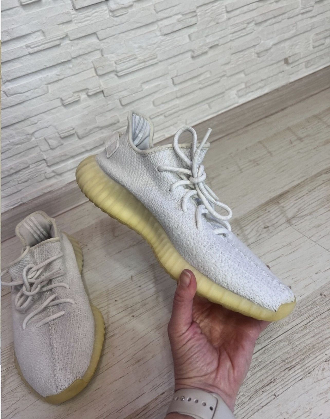 Adidas Adidas Yeezy Boost 350 V2 “White” (CP9366) – Size US 12 Size US 12 / EU 45 - 7 Thumbnail