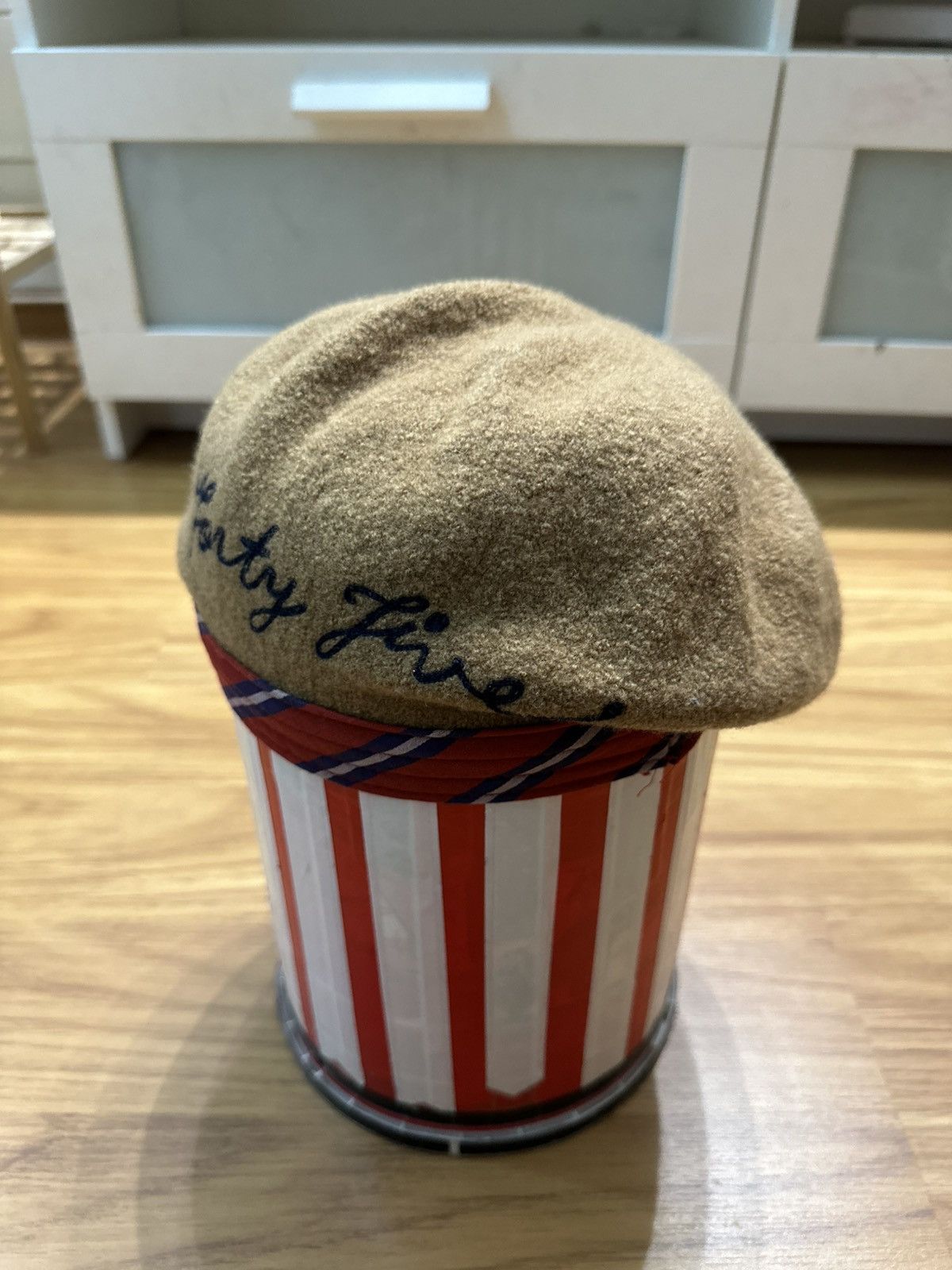 45rpm AW2012 45rpm Wool Japan Army Beret / Hat Size ONE SIZE - 2 Thumbnail