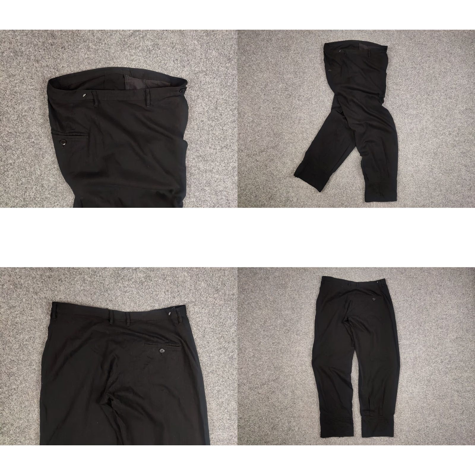 Yohji Yamamoto VINTAGE Yohji Yamamoto Baggy pants Shirt Mens 34 Black Cotton Linen Japan 90s Style Baggy Pant Size US 34 / EU 50 - 8 Thumbnail