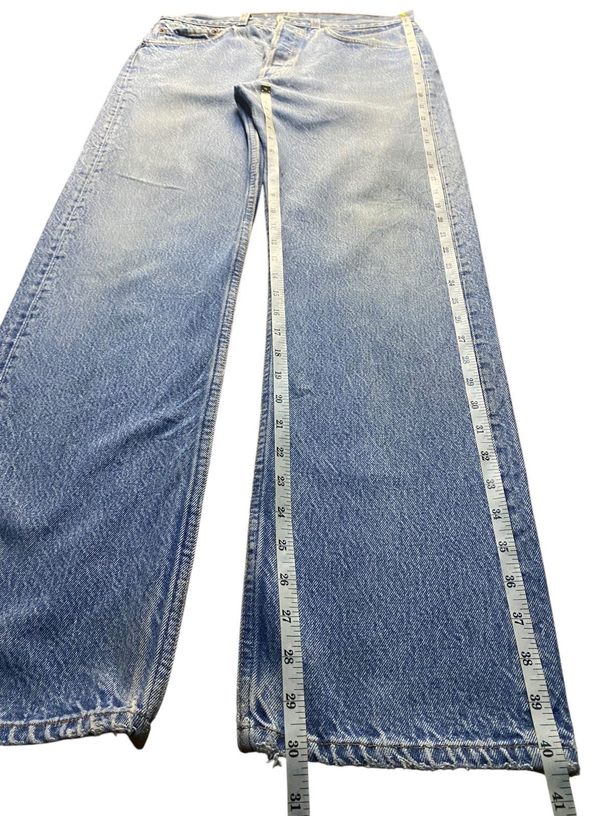 Levi's Vintage Levis 501 80’s Blue Wash Loose Jeans Size US 30 / EU 46 - 13 Thumbnail