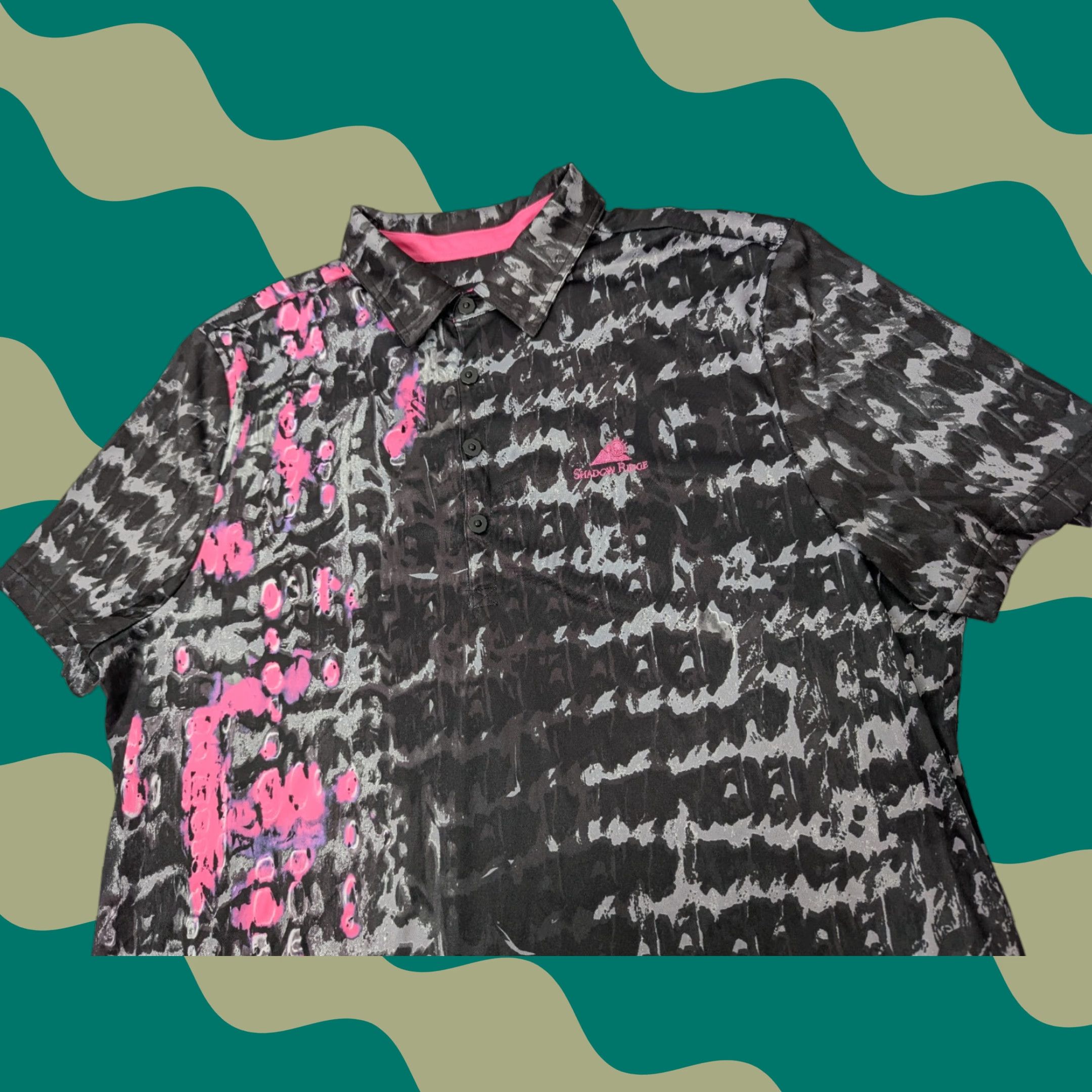 Vintage **J by Jamie Sadock Black Pink Large Golf Polo** User: J by Jamie Sadock Black Pink Large Golf Polo Size US L / EU 52-54 / 3 - 1 Thumbnail