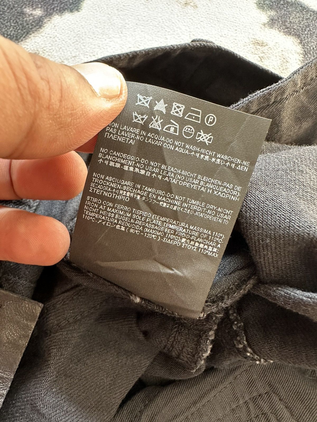 Hedi Slimane × Saint Laurent Paris 2015 Saint Laurent Paris star overprint slim denim Size US 31 - 19 Thumbnail