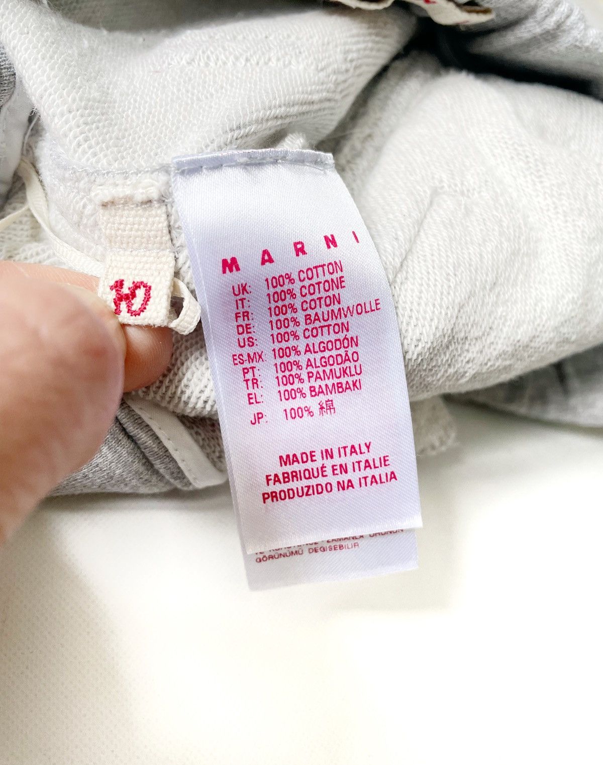 Designer × Marni Marni Children Sweat Grey Shorts 10Y Made In Italy Size 24" / US 00 / IT 34 - 7 Thumbnail