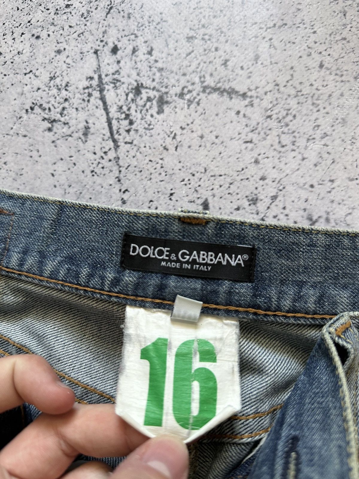 Dolce & Gabbana RARE Dolce&Gabbana Vintage Denim Jeans Archival Collection Size US 32 / EU 48 - 7 Thumbnail