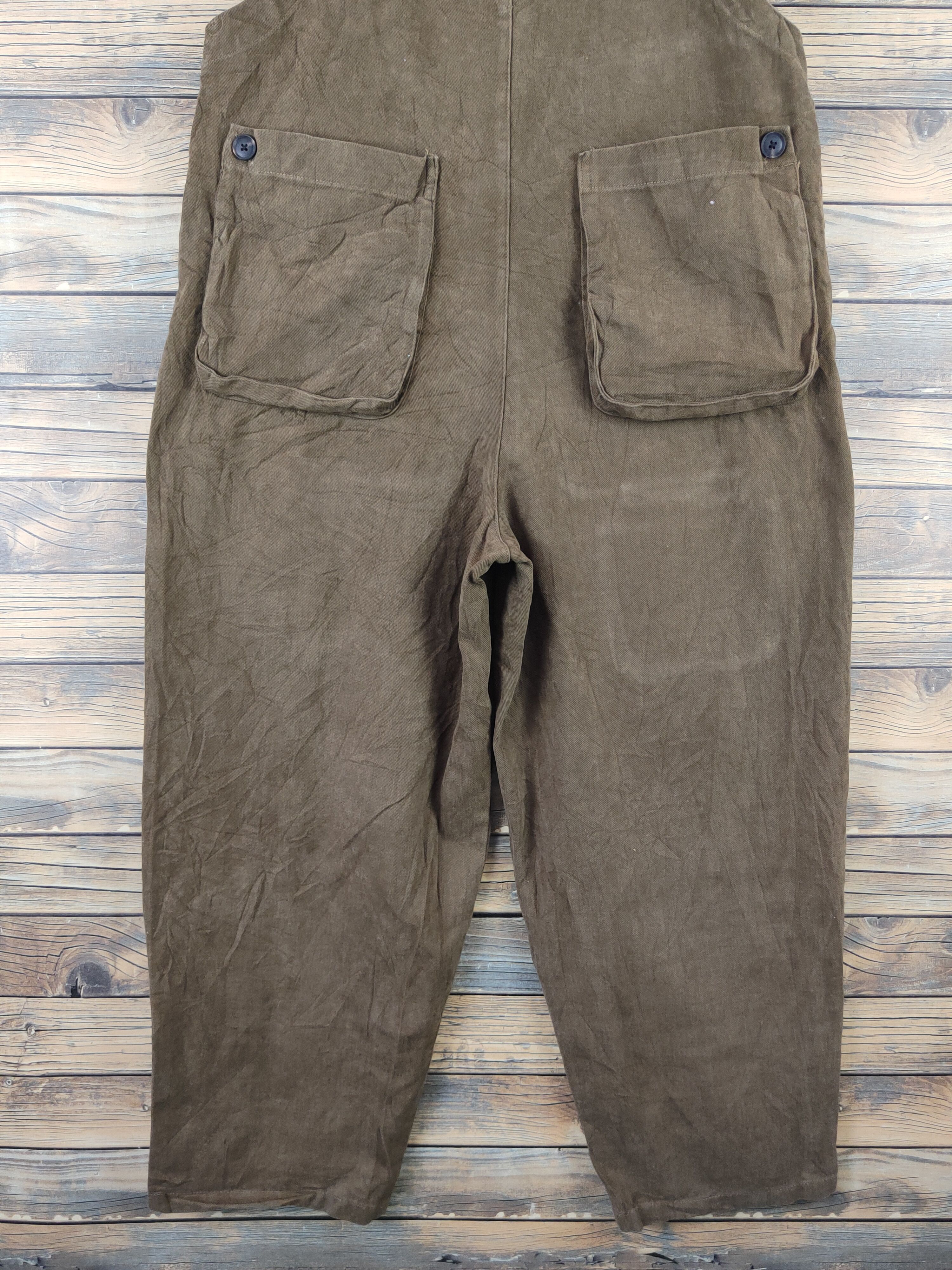 Other Japanese Brand Brown Overall Jumpsuits Size 38" / US 16 / IT 52 - 12 Thumbnail