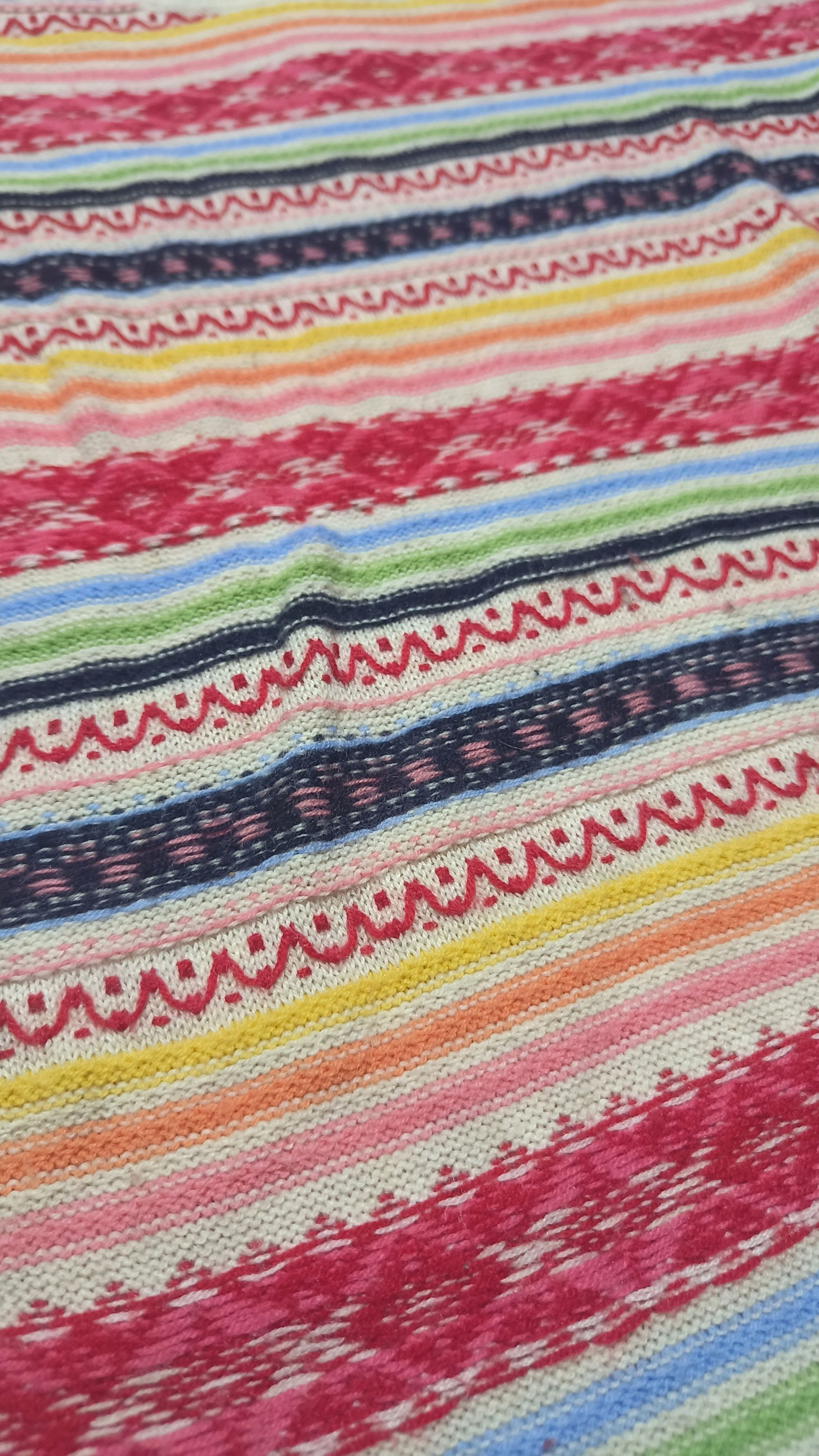 Talbots Vintage 90s TALBOTS Women's Ethnic Striped Long Knit Sweater Size M / US 6-8 / IT 42-44 - 6 Thumbnail