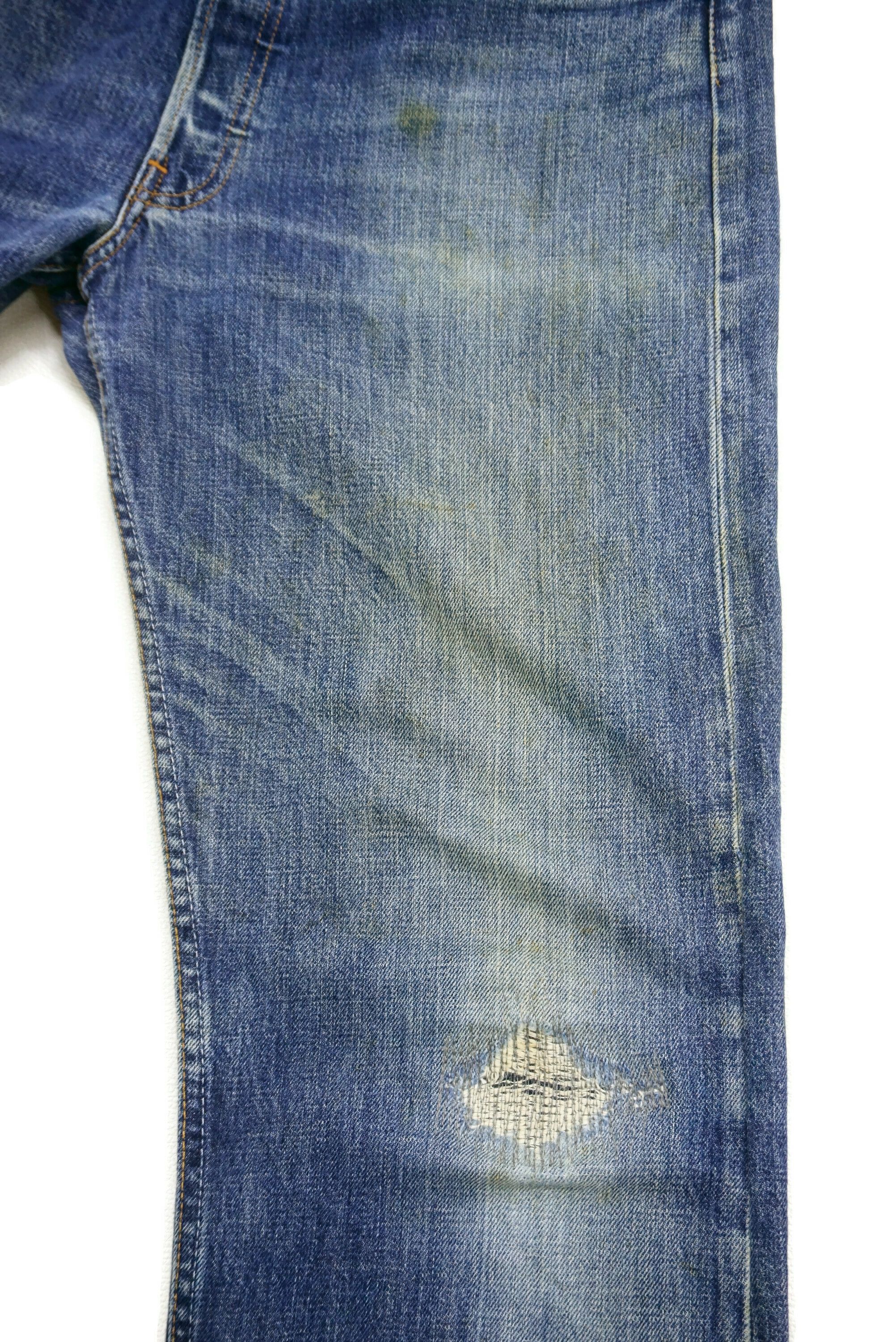 Other Vintage Levi's 501 Jeans Size W34xL30 Dirty Blue Denim Size US 34 / EU 50 - 7 Thumbnail
