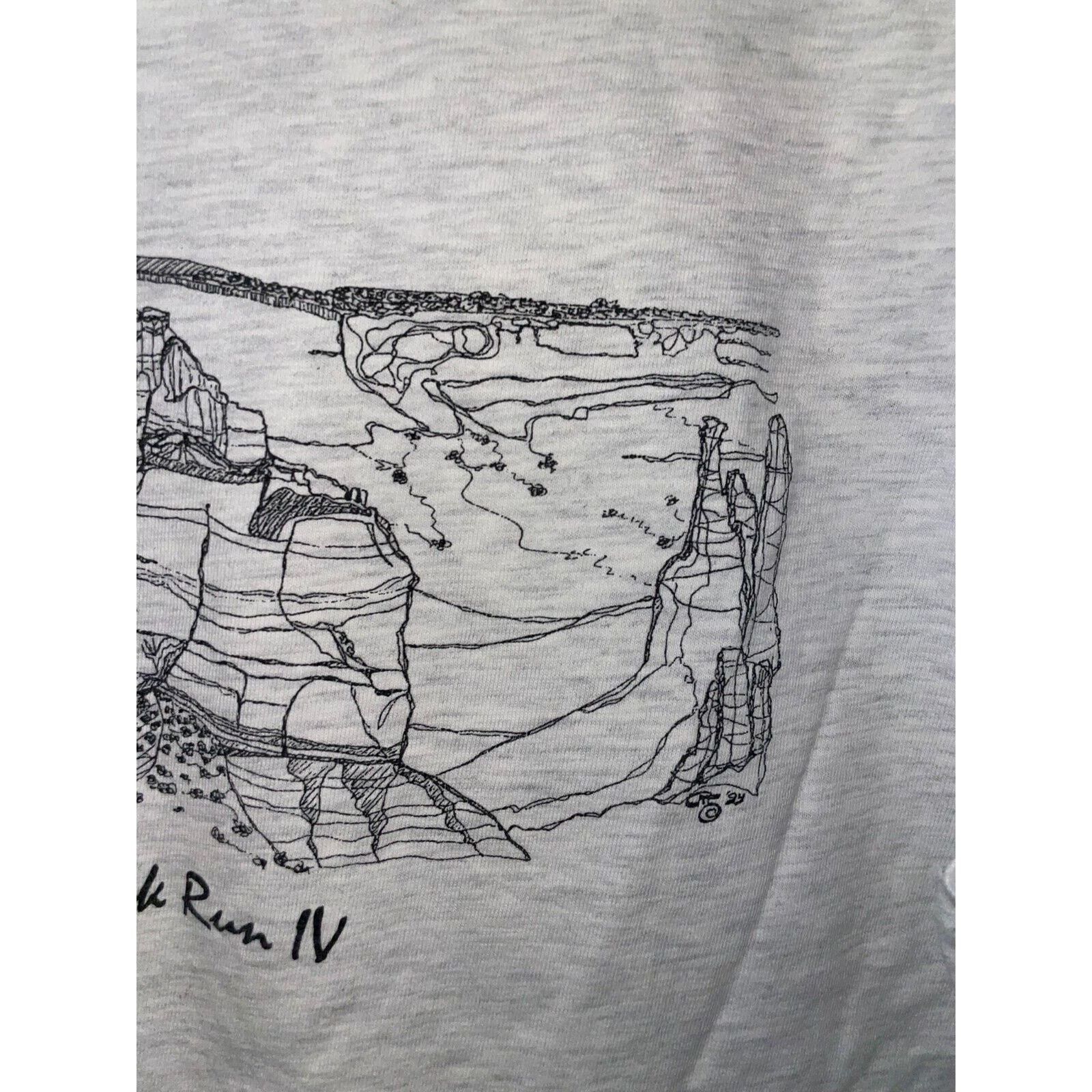 Hanes Vintage Rim Rock Run Shirt Mesa State Daily Sentinel Tee M Size US M / EU 48-50 / 2 - 8 Thumbnail