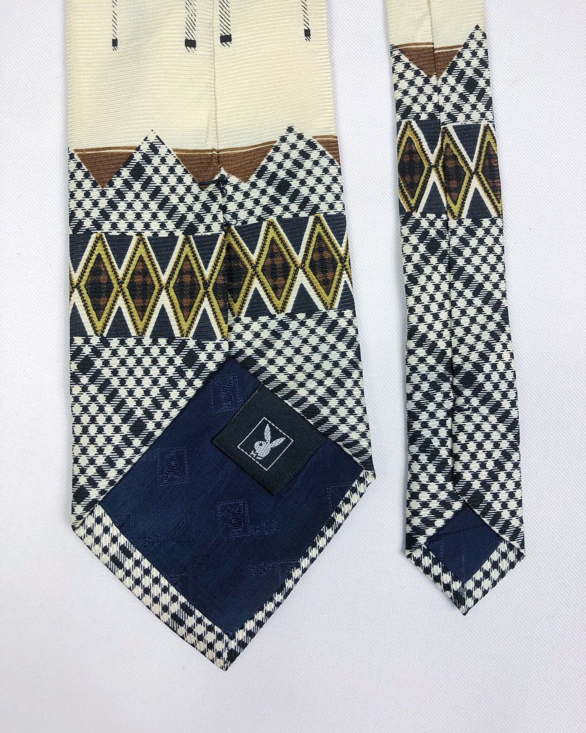 Playboy Rare Vintage Playboy USA Abstract Silk Tie Size ONE SIZE - 5 Thumbnail