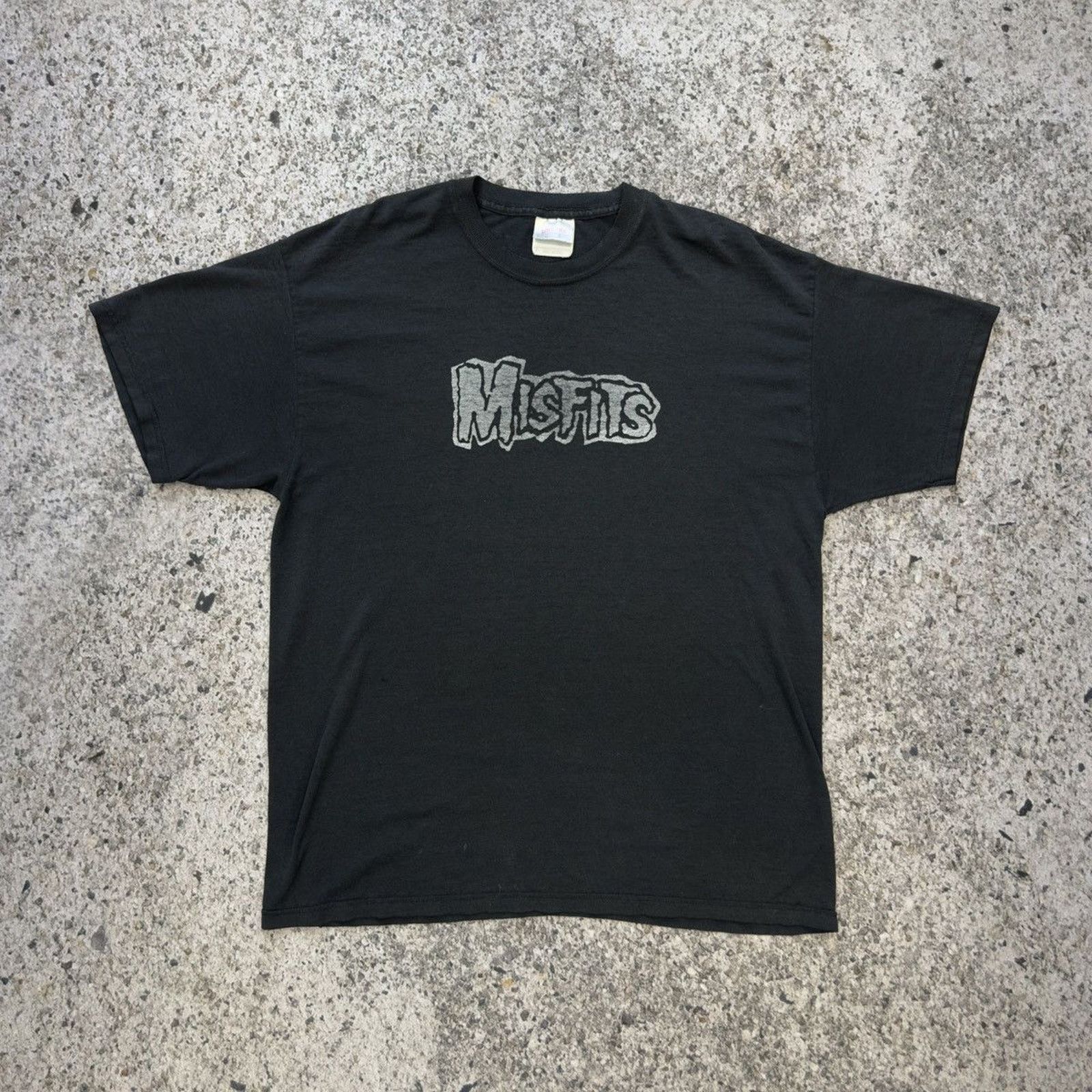 Band Tees Misfits Thrashed Faded Distressed Shirt Paper ERD Grunge Size US L / EU 52-54 / 3 - 1 Thumbnail