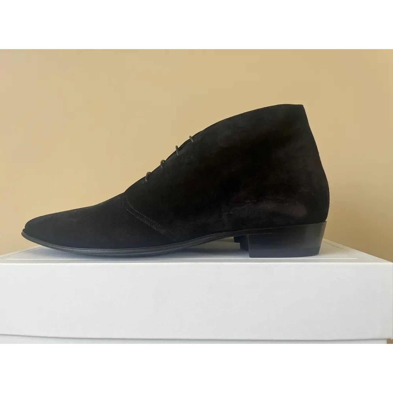 Celine o1rshd1 Q:2 / Desert 30 Boots in Suede in Black 44 Size US 11 / EU 44 - 8 Thumbnail