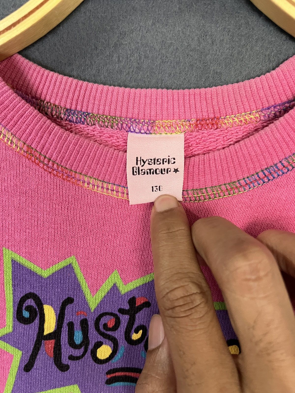 Hysteric Glamour × Vintage Hysteric Glamour Mini Kids Sweatshirt Size S / US 4 / IT 40 - 7 Thumbnail