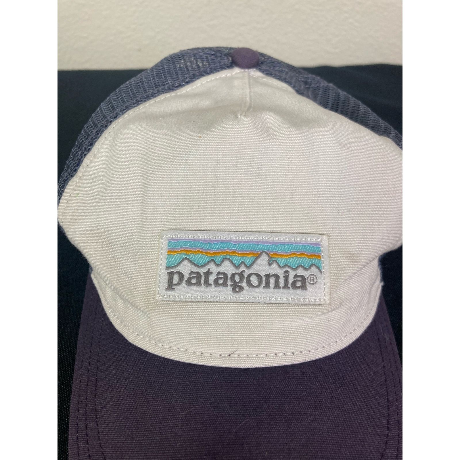 Patagonia Patagonia Adjustable Mesh Snapback Hat Blue Purple Size ONE SIZE - 3 Thumbnail