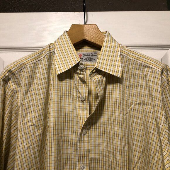 Turnbull & Asser TURNBULL & asser for Neiman Marcus men's dress shirt 17.5 Size US XL / EU 56 / 4 - 3 Thumbnail