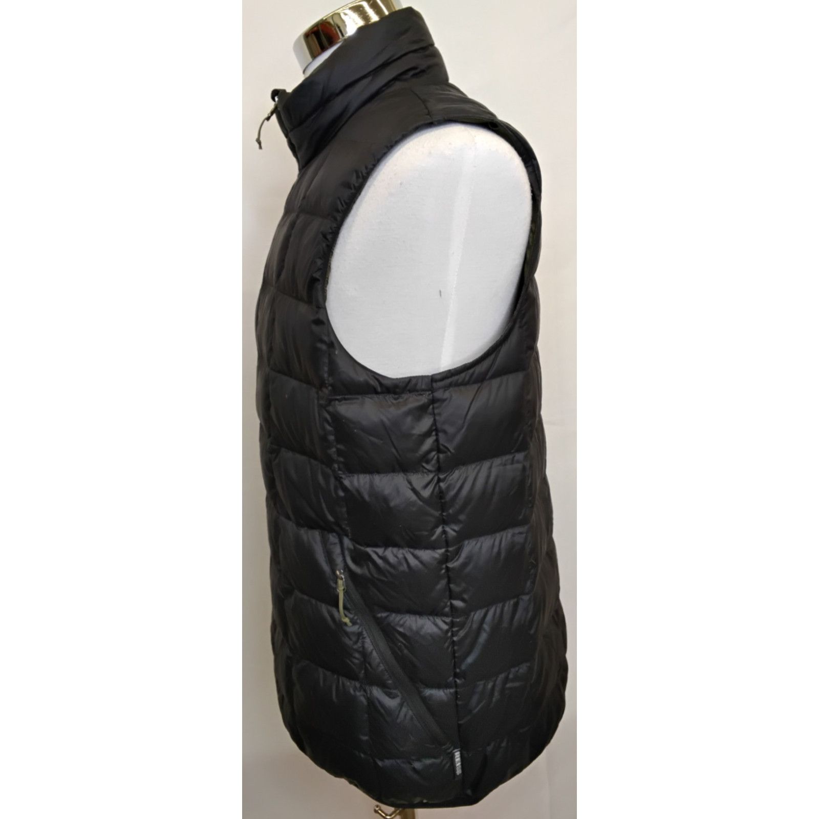 Rei REI CO-OP Down Vest Men's Medium Black w/ Green Lining Size US M / EU 48-50 / 2 - 4 Thumbnail