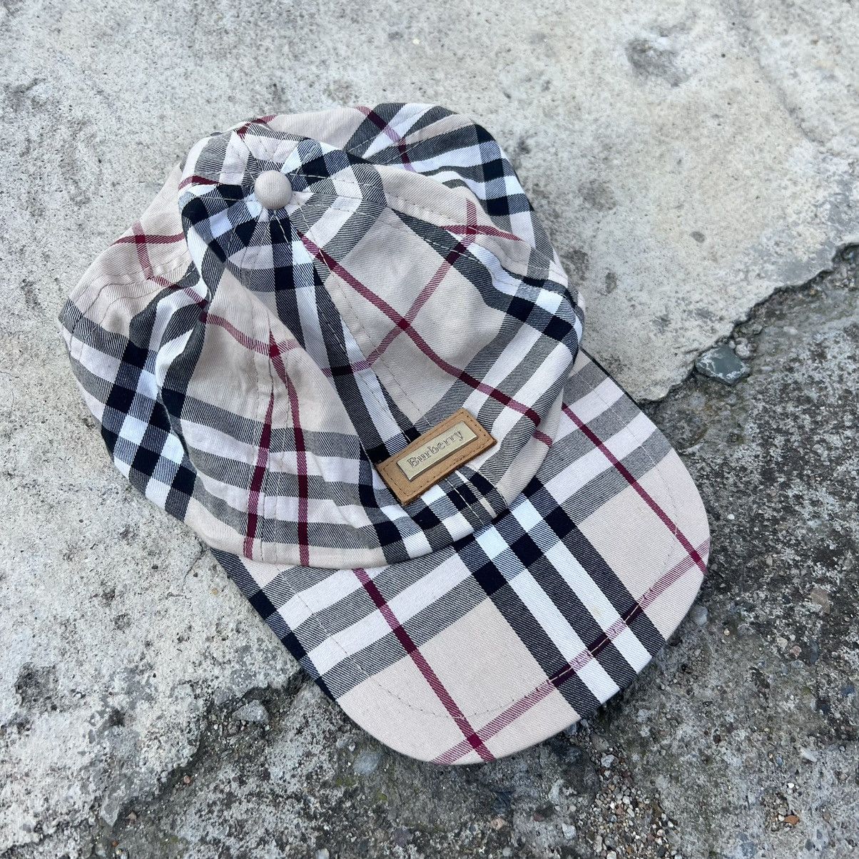 Burberry × Vintage Vintage Burberry nova check hat Size ONE SIZE - 2 Thumbnail