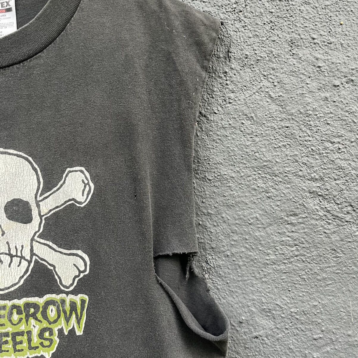 Hook-Ups Thrashed Faded Vintage 90s Scarecrow Wheels Skateboards Tee Size US L / EU 52-54 / 3 - 4 Thumbnail