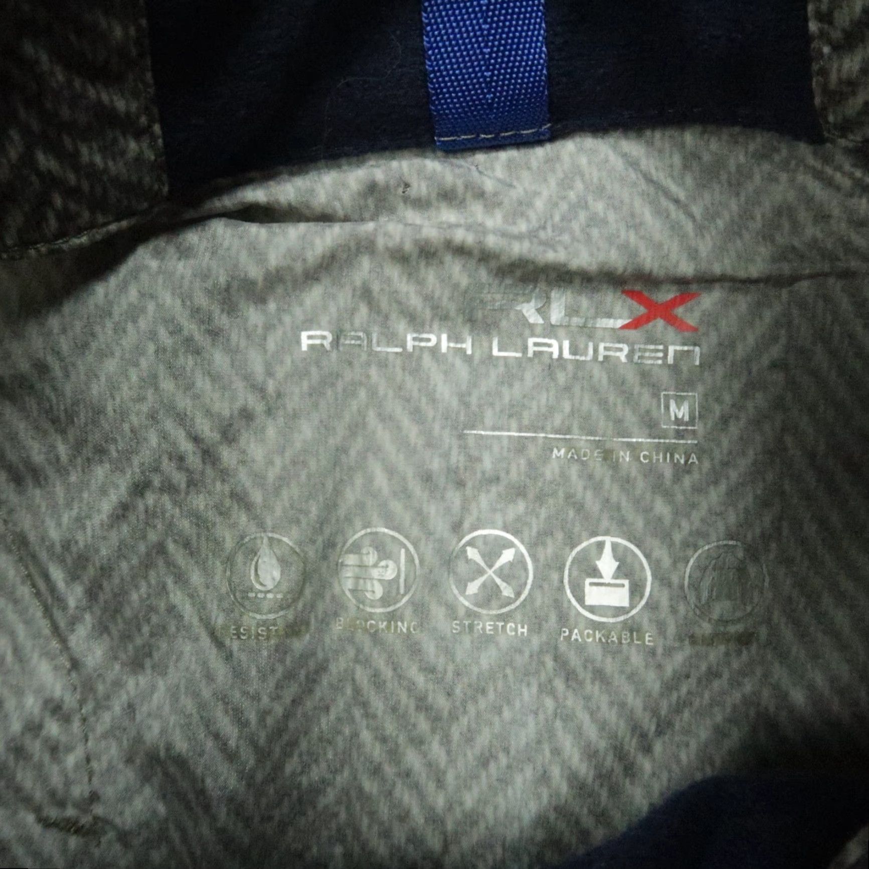 RLX Ralph Lauren RLX Ralph Lauren Jacket Mens Medium Gray Rotator Pullover Bi-Swing Half Zip Size US M / EU 48-50 / 2 - 3 Thumbnail