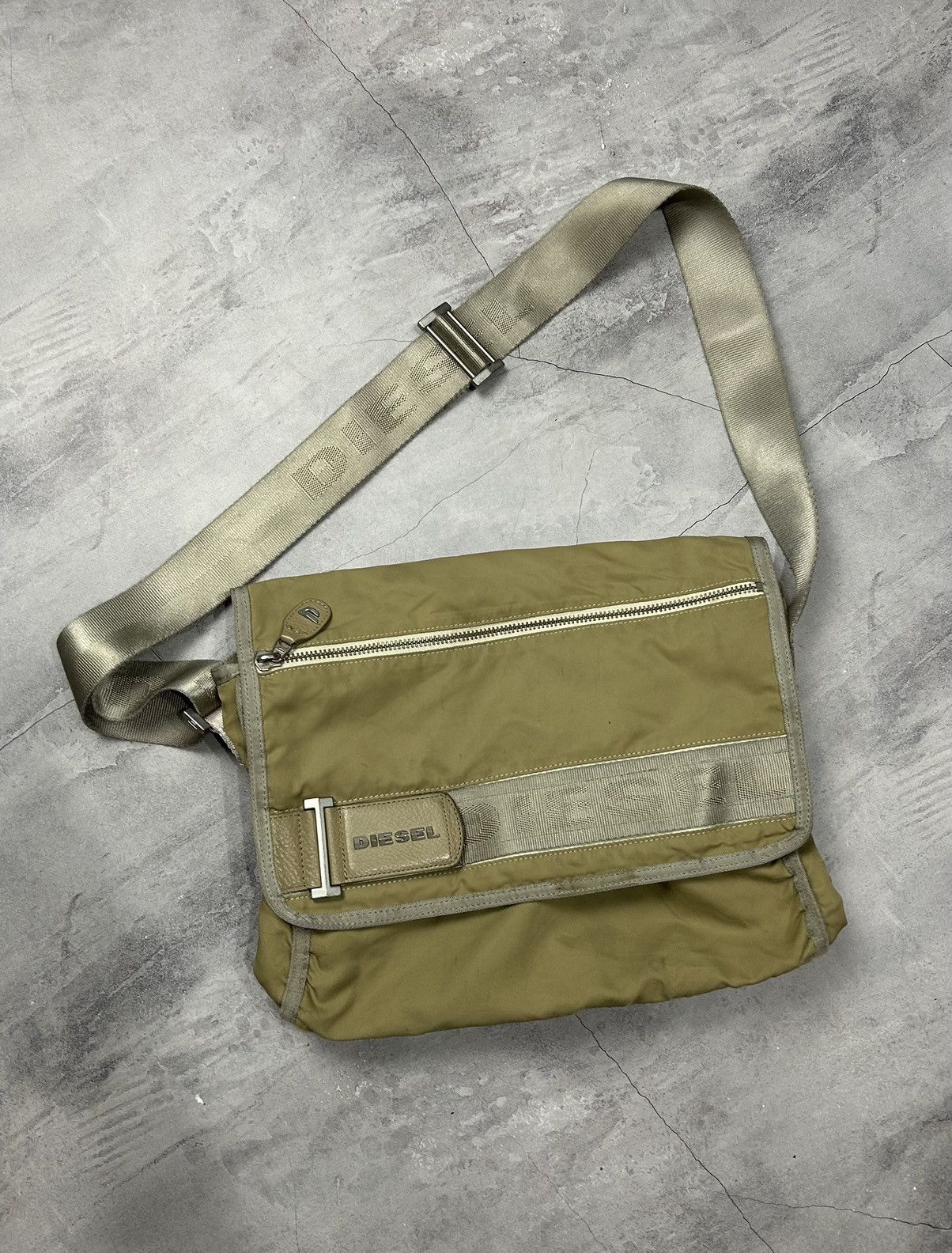 Diesel Cargo Messenger Bag in Brown, Men's