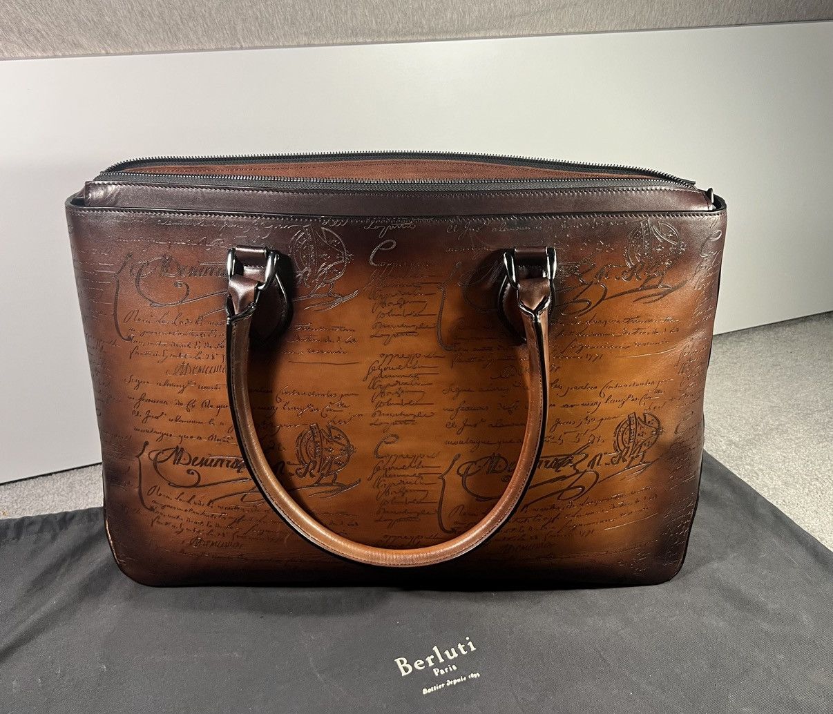 Berluti Scritto Leather Berluti Tote Bag (shoulder bag) Size ONE SIZE - 2 Thumbnail