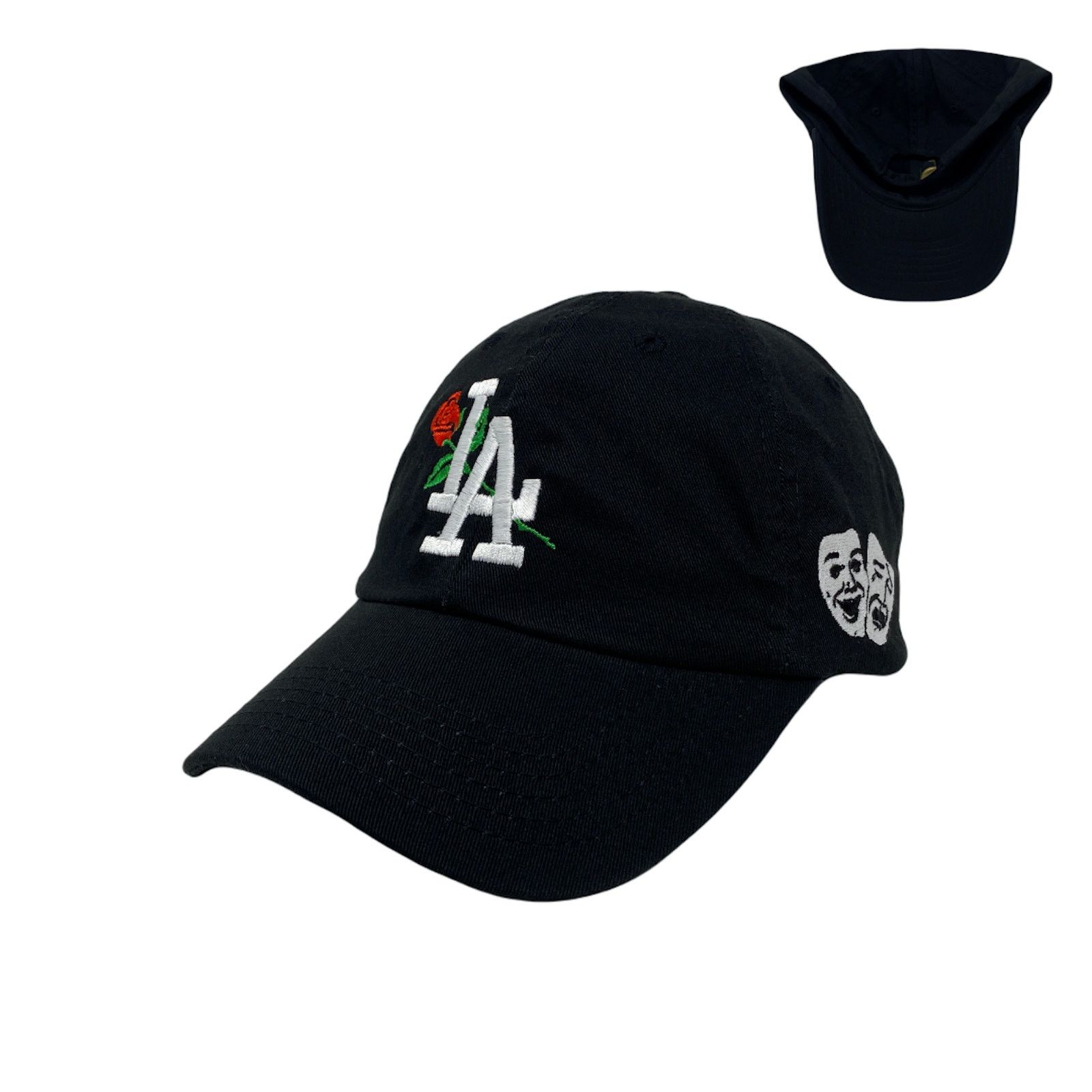 Other Los Angeles LA Laugh Now Cry Later WHT Masks Slouch Dad Hat Size ONE SIZE - 1 Thumbnail