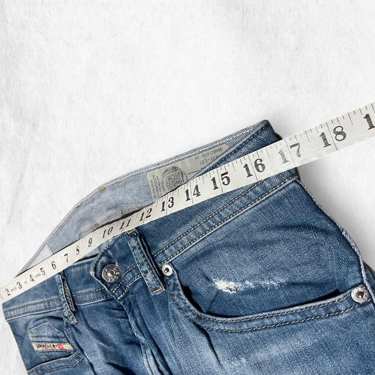 Diesel Diesel THOMMER slim skinny light wash jeans w/ distressing Size US 32 / EU 48 - 4 Thumbnail