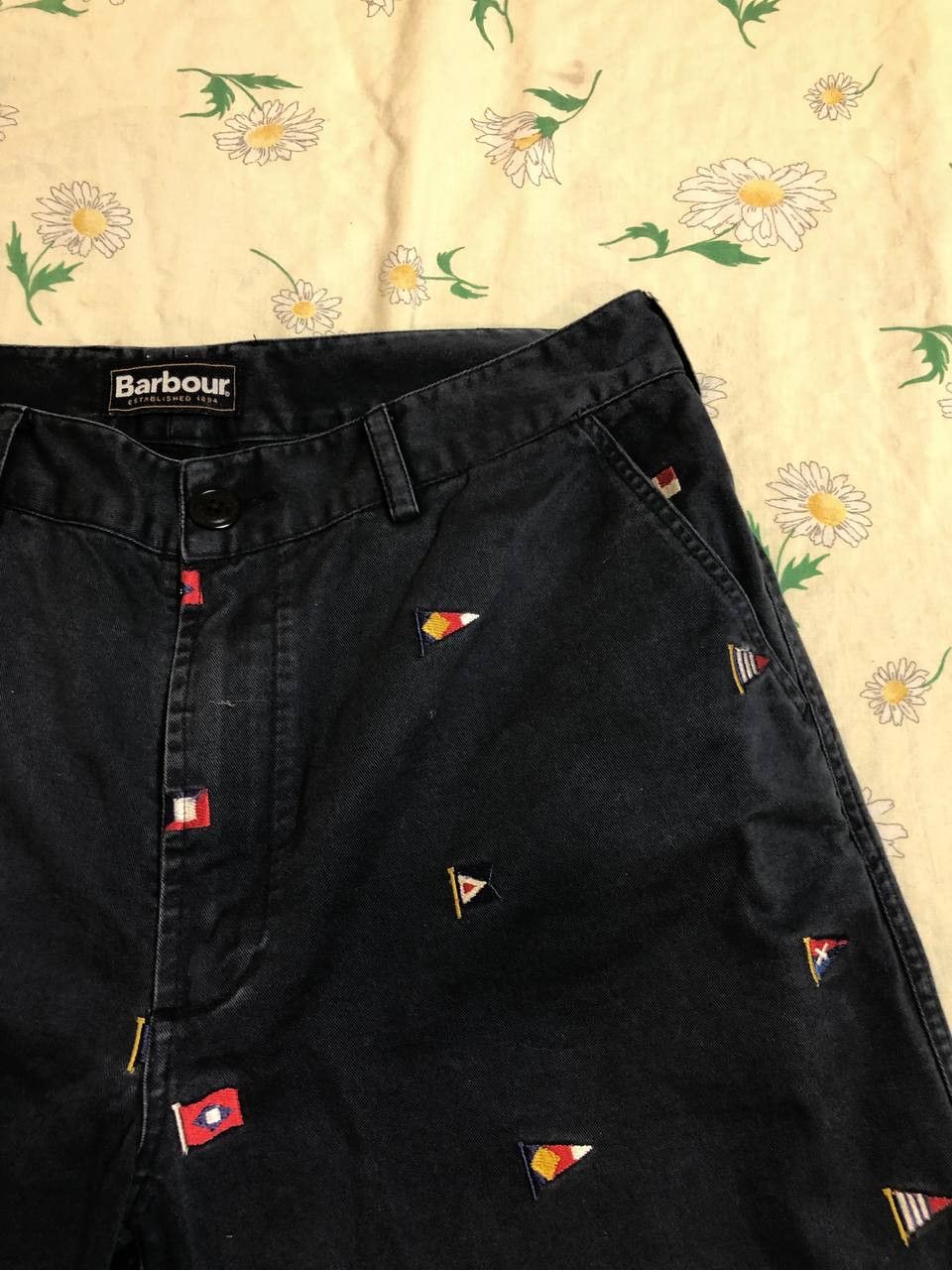 Barbour Barbour Stitched Flags Nautical Shorts Blue Navy Size US 32 / EU 48 - 3 Thumbnail