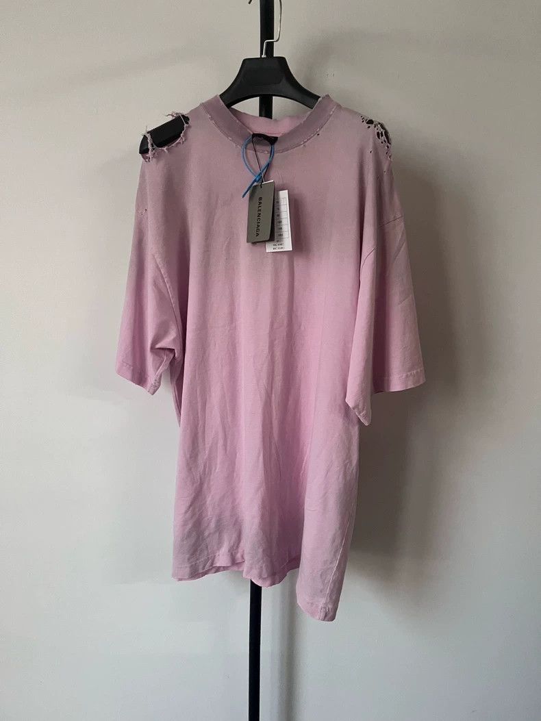 Balenciaga Balenciaga Wormhole Short Sleeve Tee Size US M / EU 48-50 / 2 - 2 Thumbnail