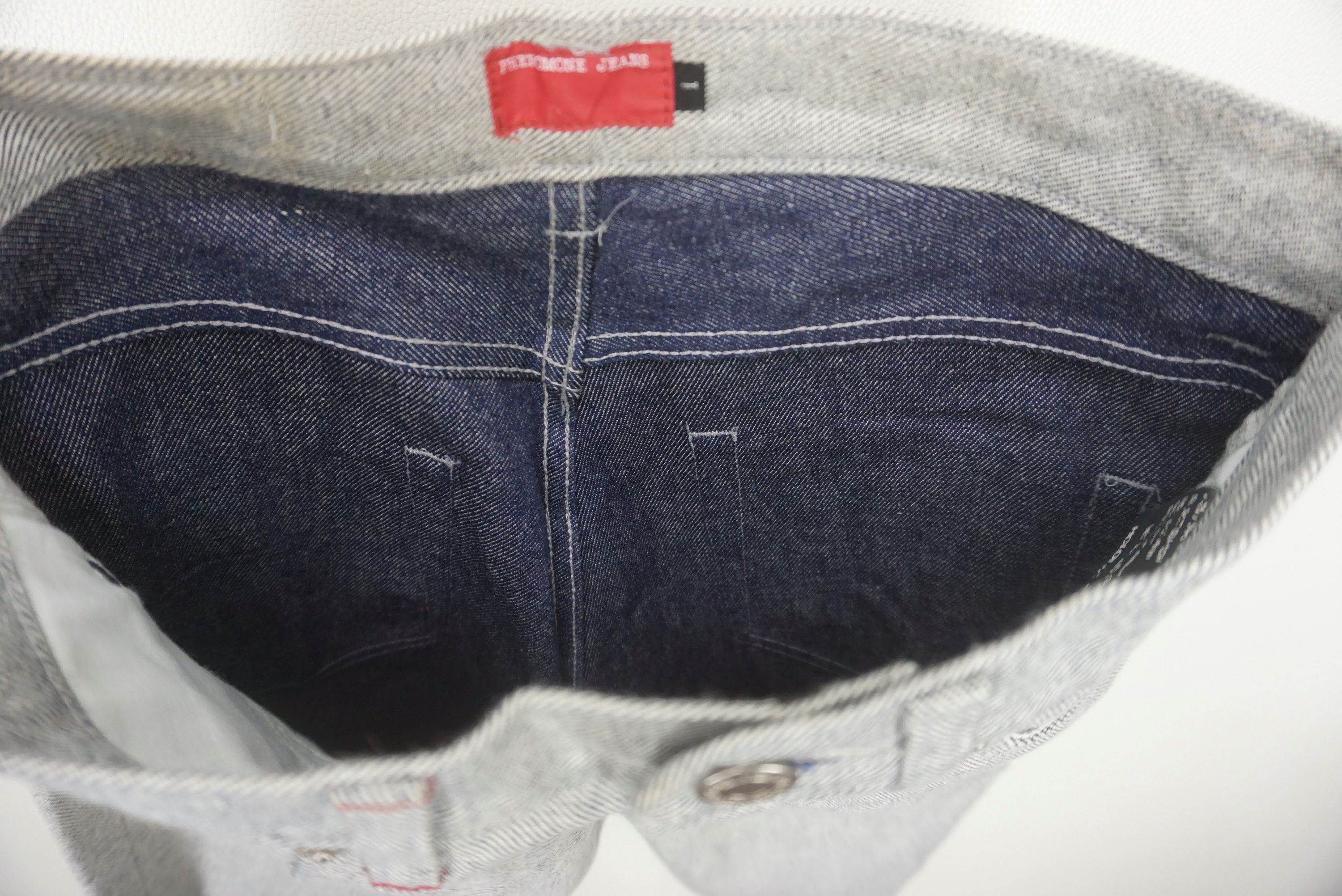 Japanese Brand Pheromone Jeans Size W27xL31.5 High-Waisted Reversed Denim Size 27" / US 4 / IT 40 - 14 Thumbnail