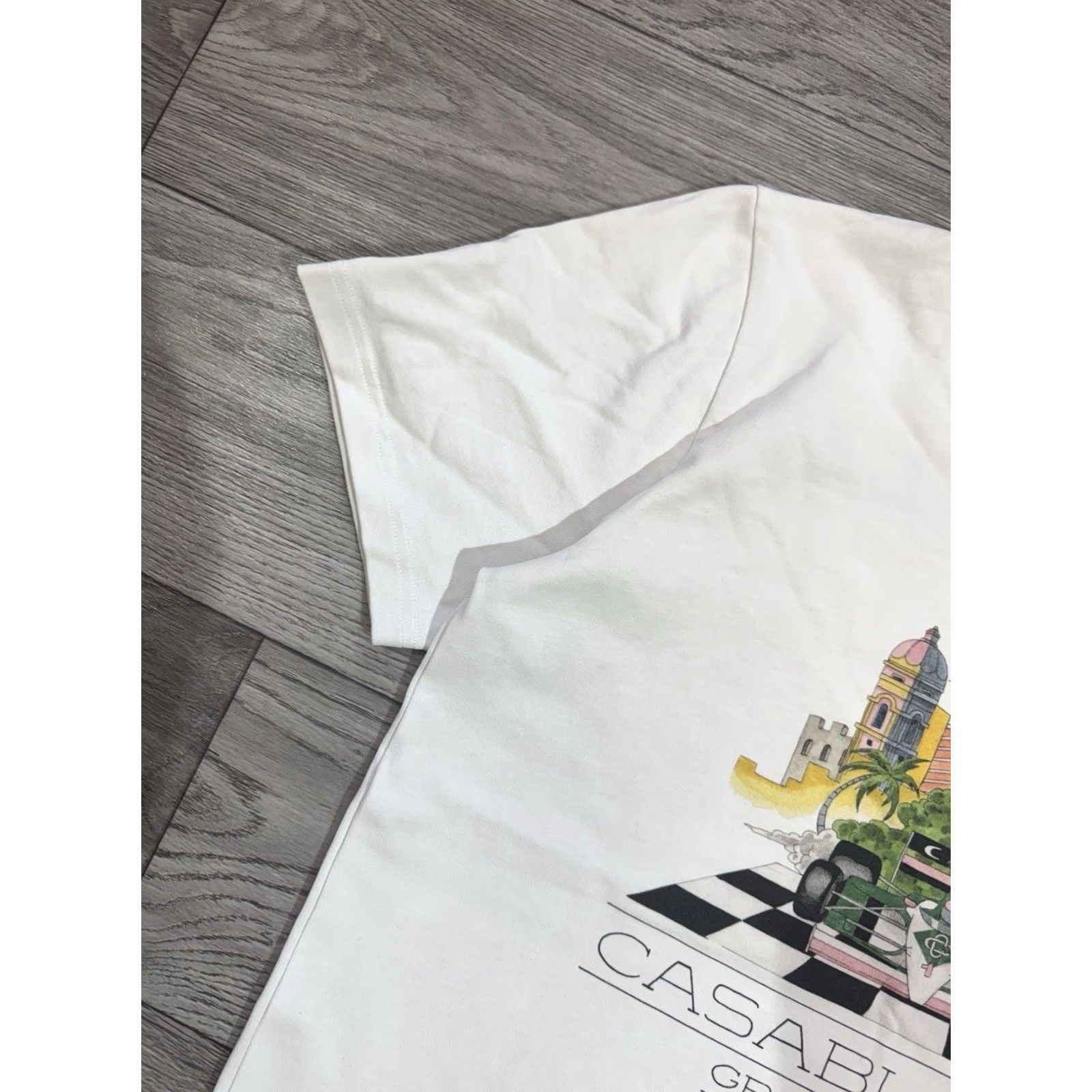 Casablanca Casablanca T-Shirt White Graphic Print Tee S Mens Short Sleeve Small XL? Size US S / EU 44-46 / 1 - 4 Thumbnail