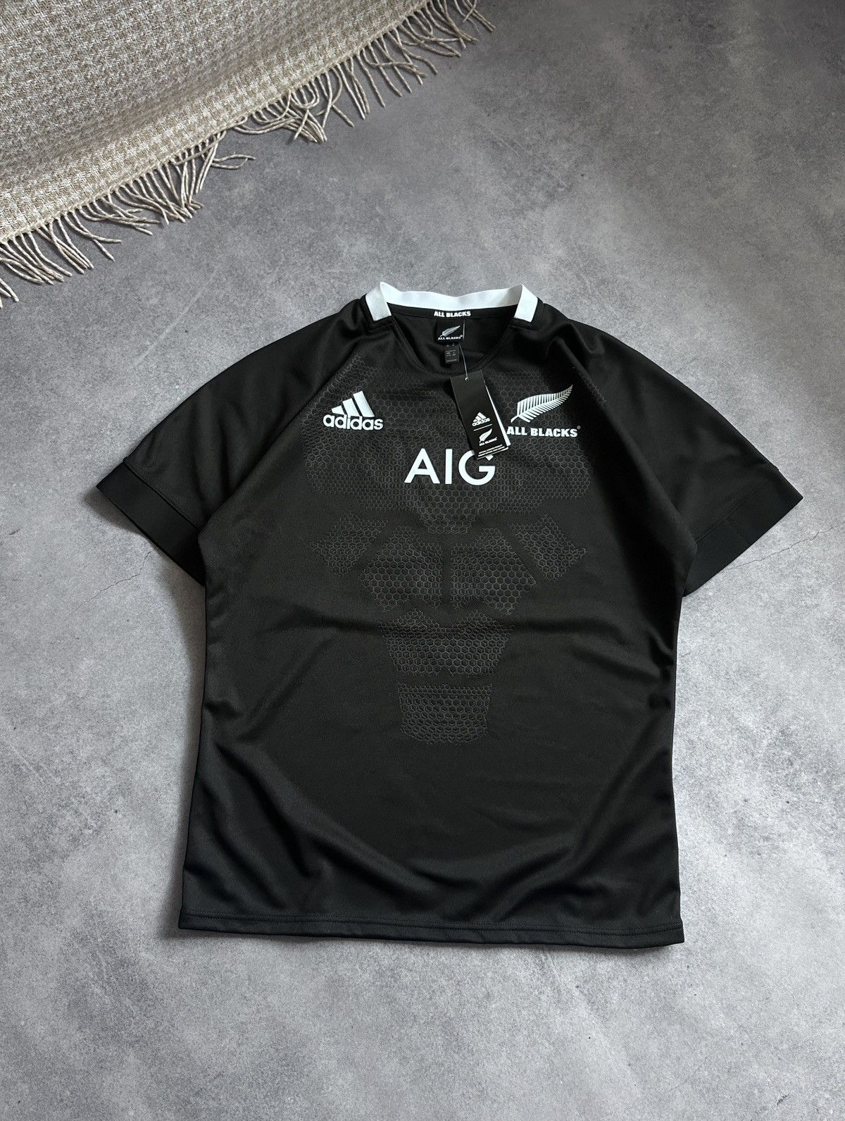 Rugby Ralph Lauren Adidas x All blacks AIG jersey Ratana 49 mens new Size US XL / EU 56 / 4 - 1 Thumbnail