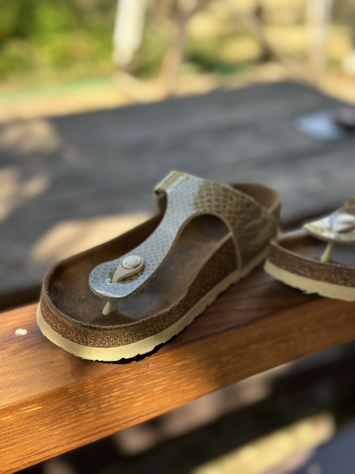 Birkenstock Birkenstock Women's GIzeh Golden Thong Sandal Size 37 Size US 6.5 / IT 36.5 - 4 Thumbnail