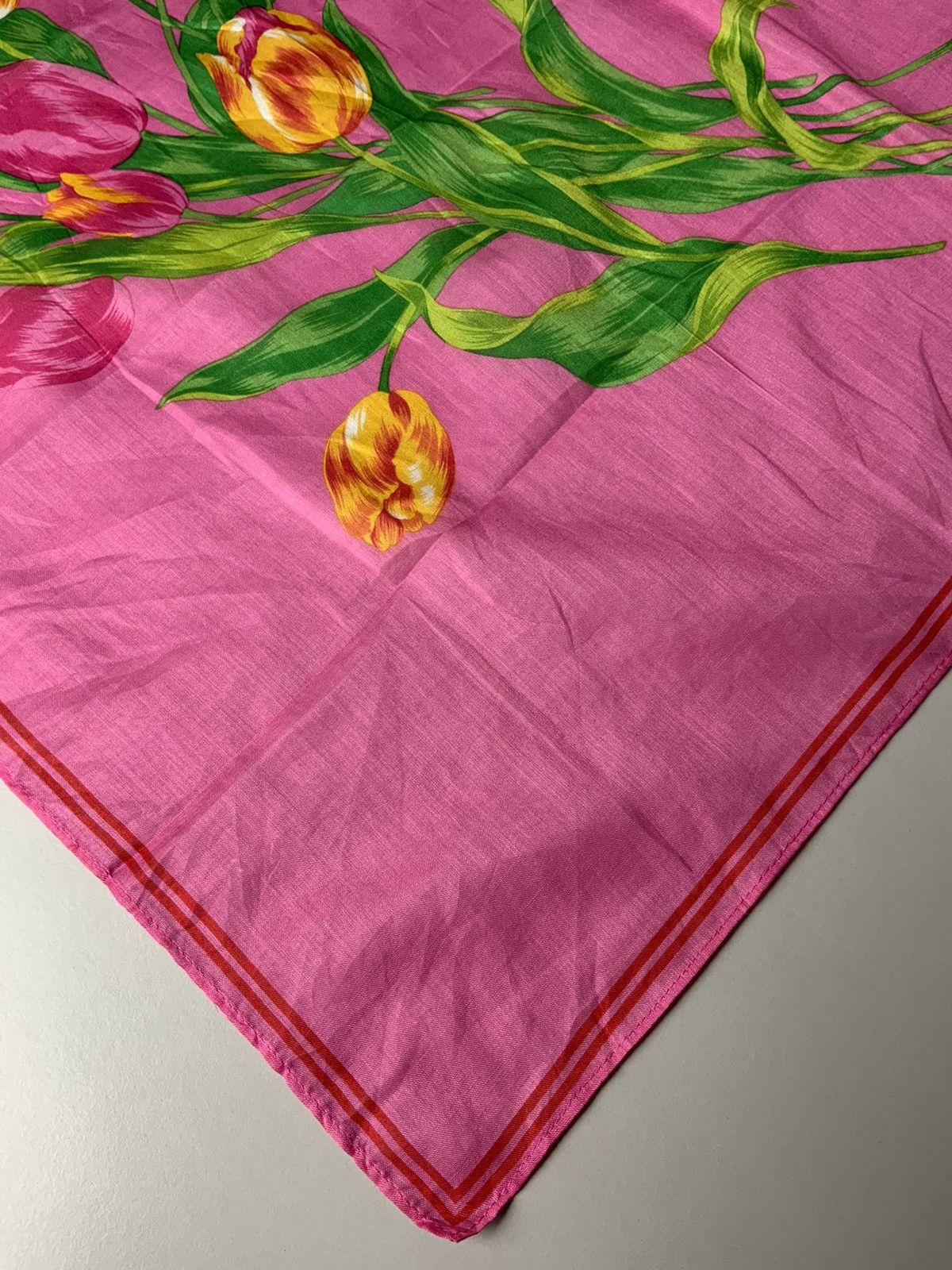 Kenzo Kenzo Paris Flower Art Bandana Handkerchief Size ONE SIZE - 8 Thumbnail