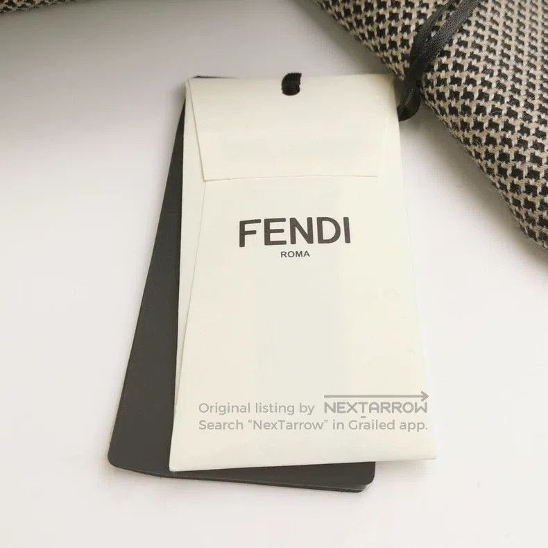 Fendi Fendi Wool houndstooth belted coat Size XS / US 0-2 / IT 36-38 - 5 Thumbnail
