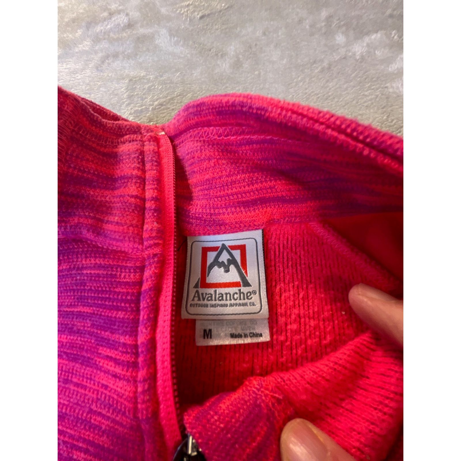 Avalanche Avalanche Women’s Pink Quarter-Zip Fleece Pullover, Size M Size M / US 6-8 / IT 42-44 - 4 Thumbnail