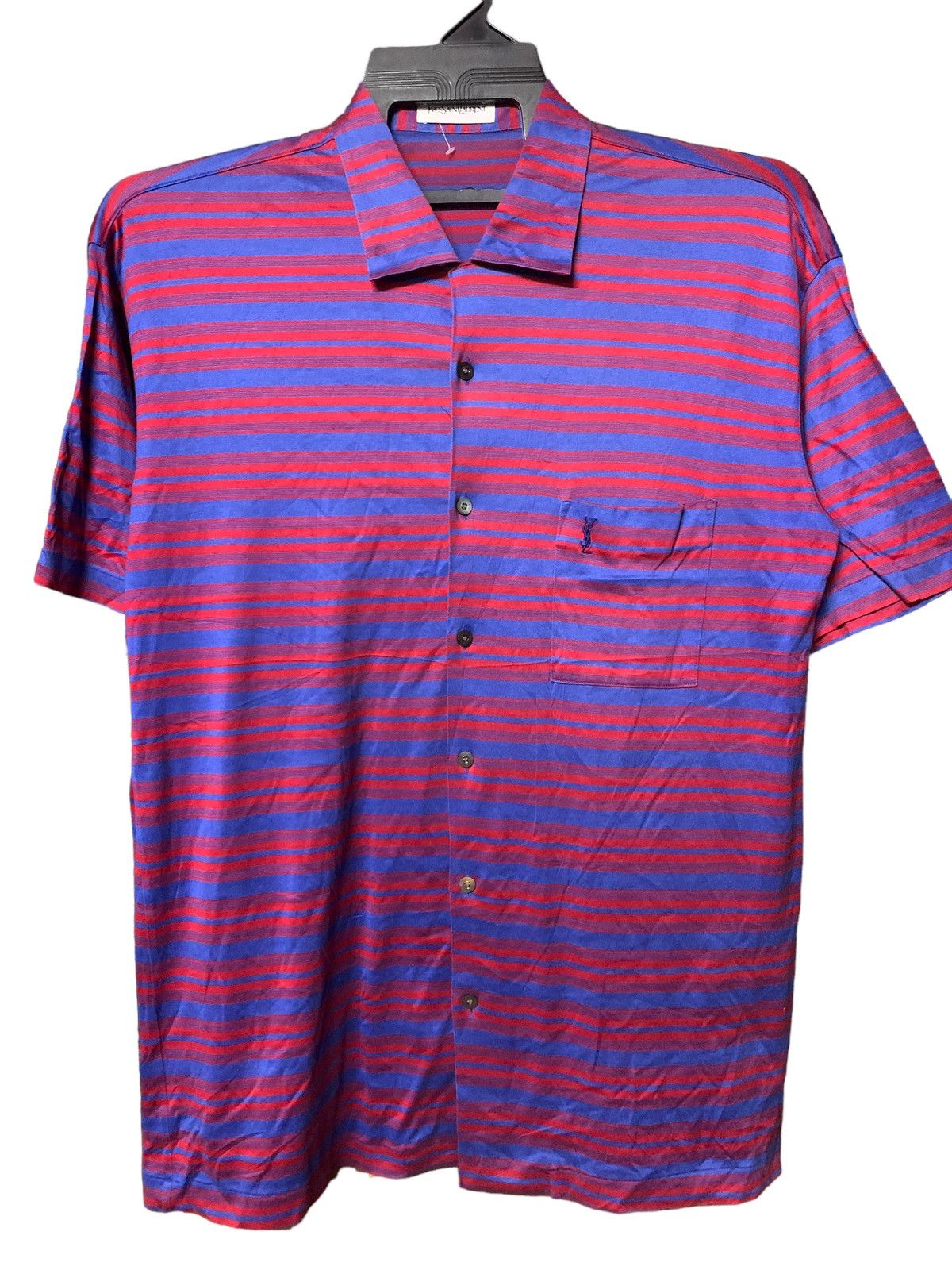 Yves Saint Laurent YSL men striped shorts sleeve Size US M / EU 48-50 / 2 - 1 Thumbnail