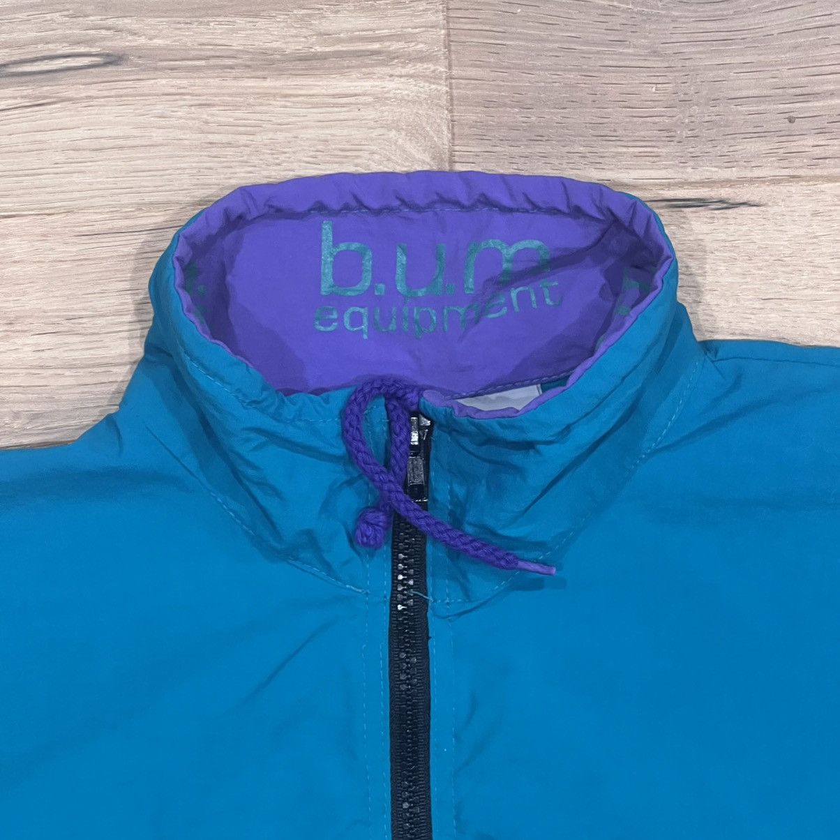 B.U.M Equipment Vintage B.U.M. Equipment Pullover Jacket Blue Purple Medium Size US M / EU 48-50 / 2 - 3 Thumbnail