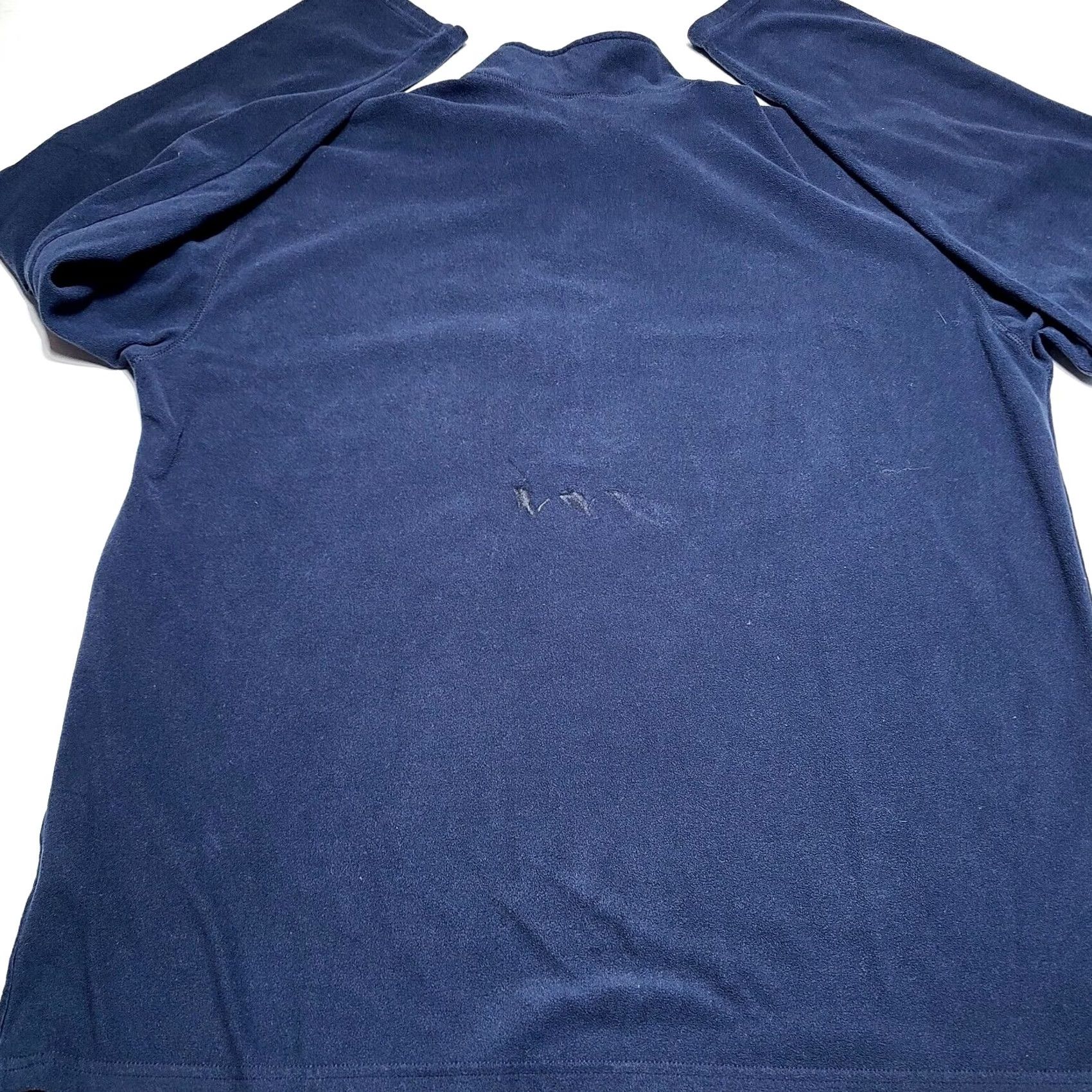 The North Face The North Face Sweater Men XL Blue 1/4 Zip Fleece Pullover Mock Neck Logo Embroidered Long Sleeve Size US XL / EU 56 / 4 - 2 Thumbnail