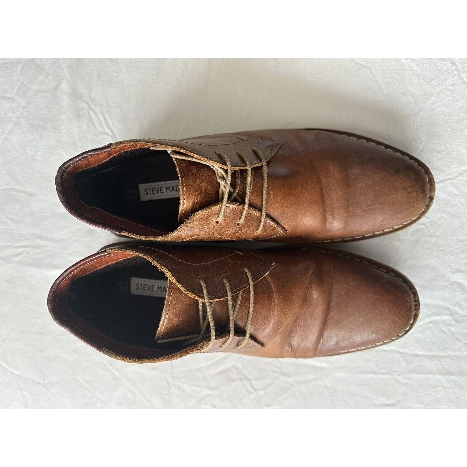 Steve Madden Steve Madden Harken Chukka Boot, Brown Leather Size 9.5 Size US 9.5 / EU 42-43 - 12 Thumbnail