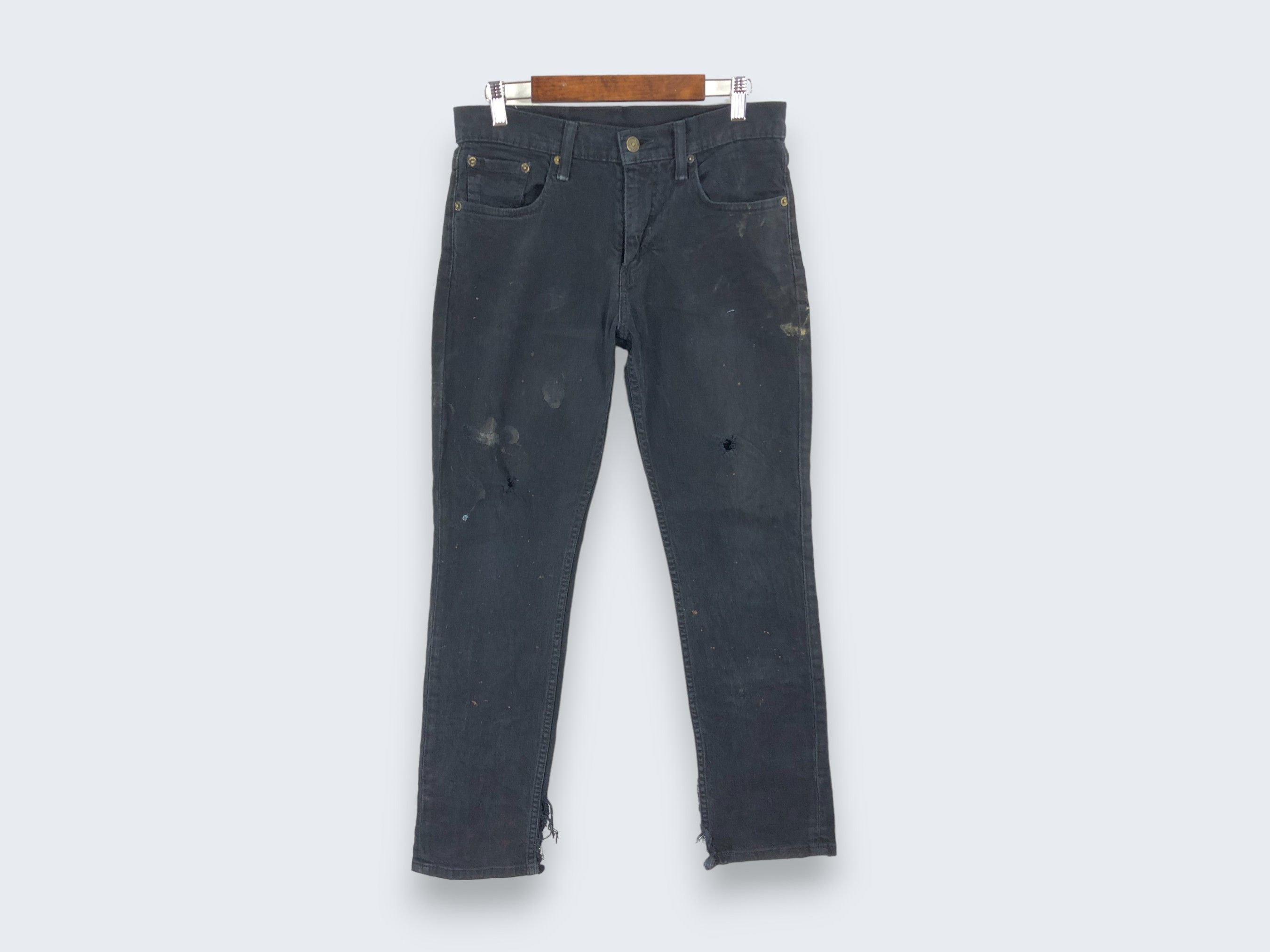 30 x 29 Distresseed Vintage Levi 511 Jeans L1622