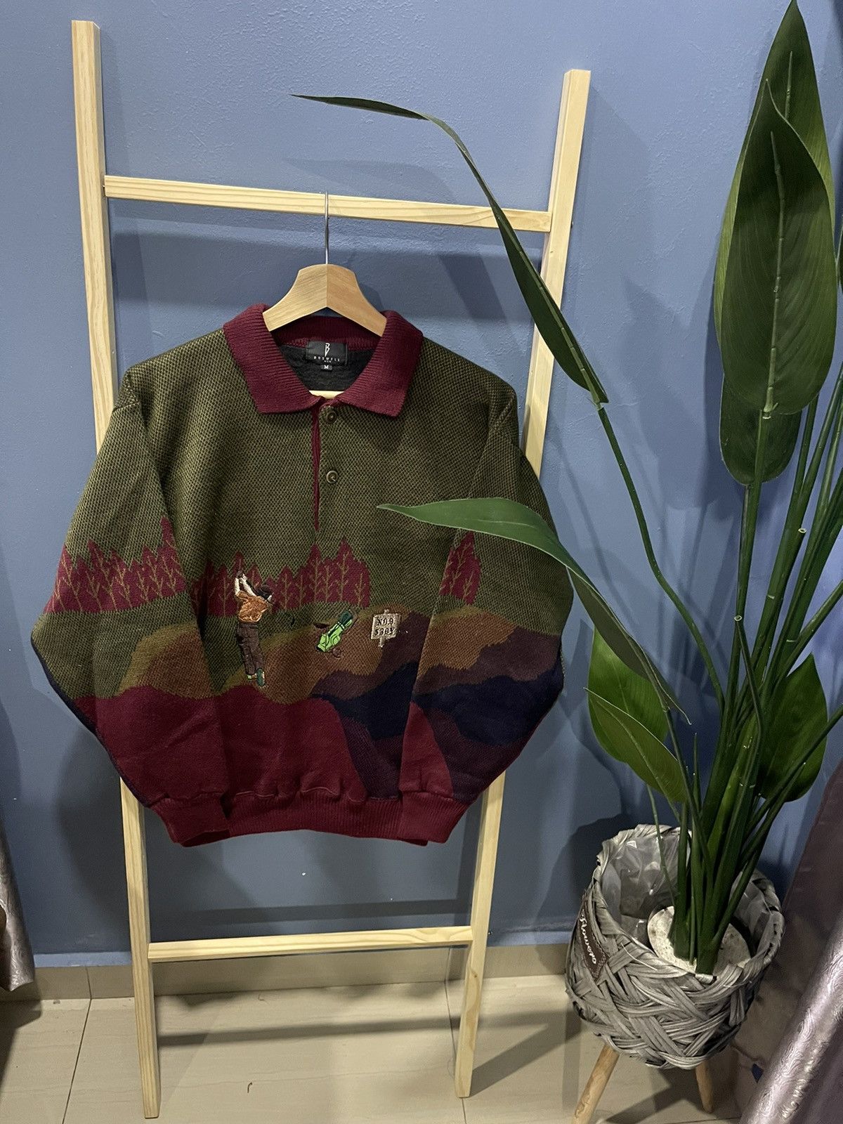 RARE! Vintage 90s Boswell Men Sweater