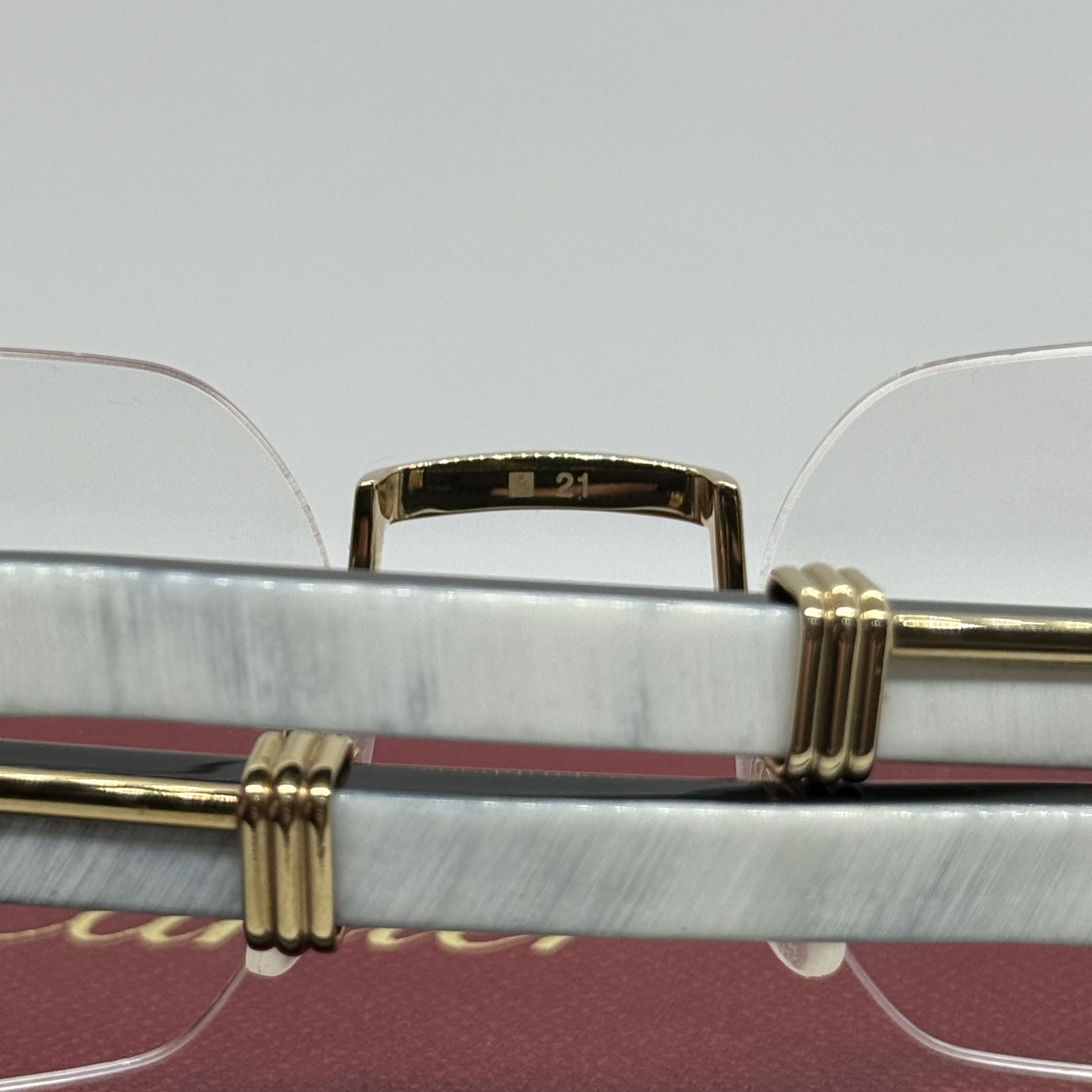 Cartier Cartier Gold Horn Glasses Size ONE SIZE - 8 Thumbnail