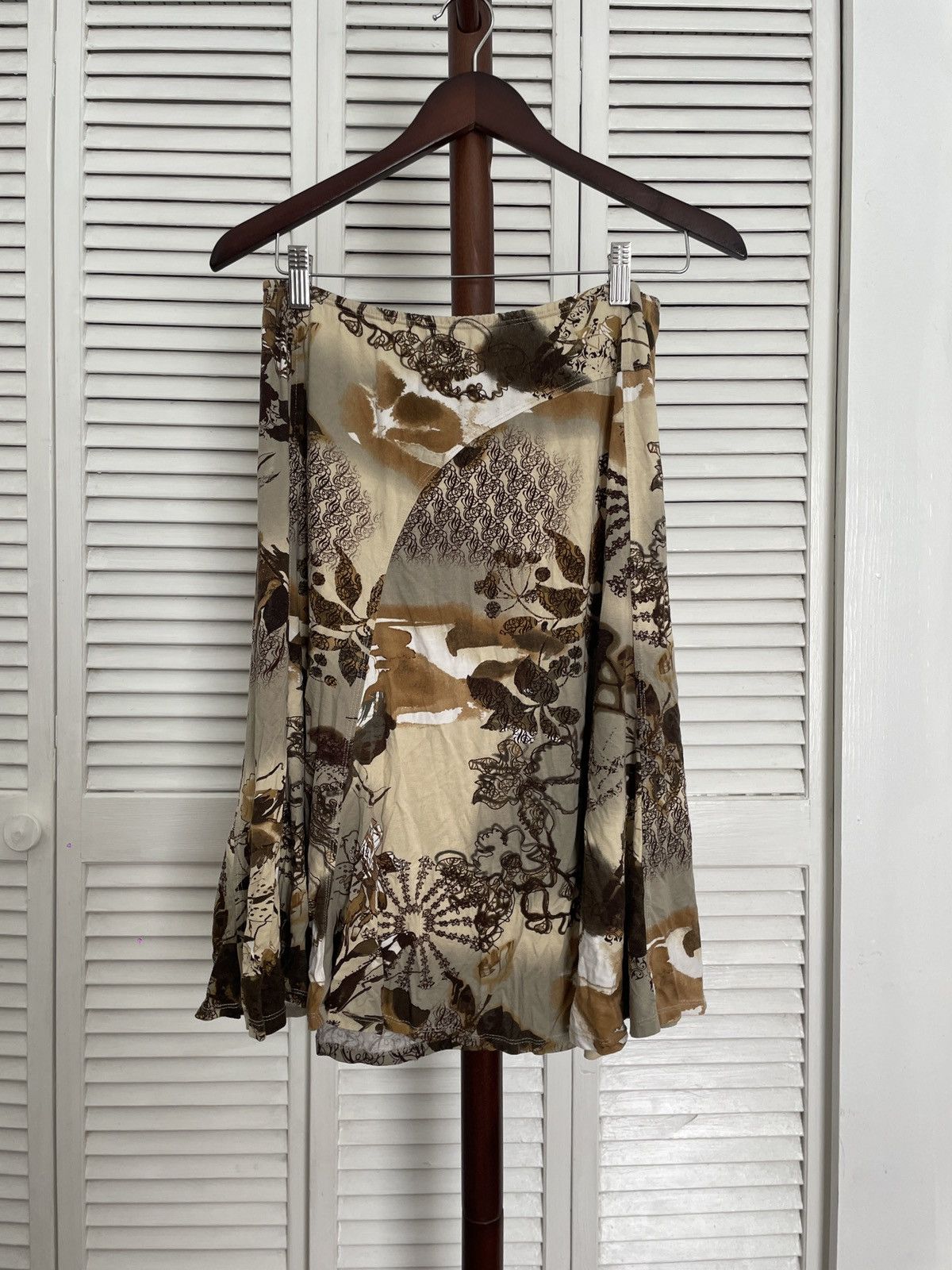 Vintage Skirt with print from Spain Size 28" / US 6 / IT 42 - 1 Thumbnail