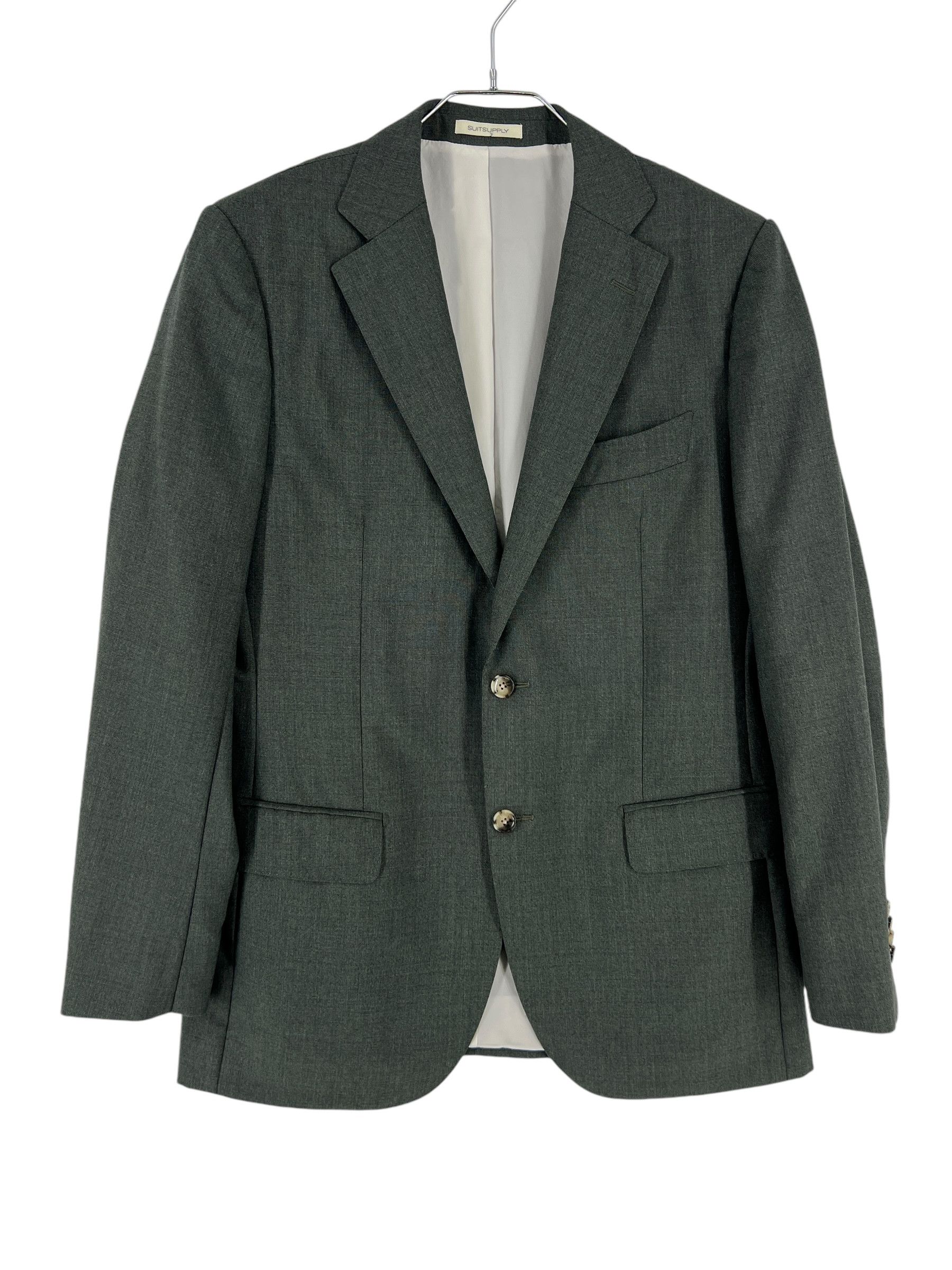 Suitsupply Lazio Wool Formal Blazer Waistcoat Suit EU:50; UK/US:40S Size 40S - 2 Thumbnail