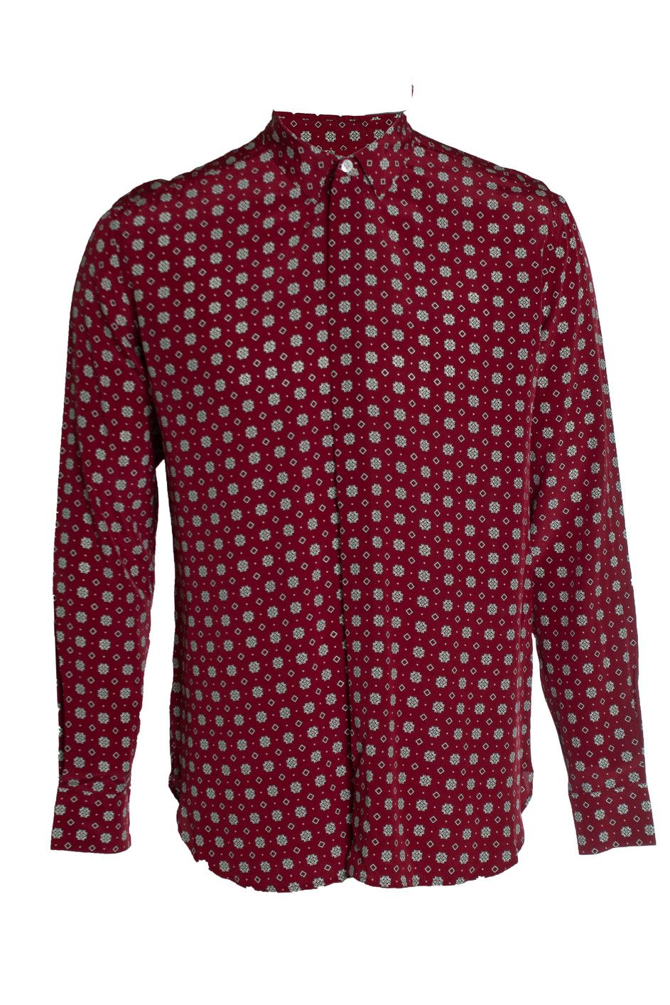 Saint Laurent Paris Saint Laurent, Diamond checkered print shirt Size US M / EU 48-50 / 2 - 1 Thumbnail
