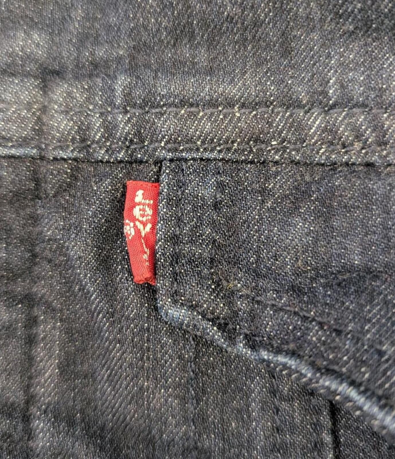 Levi's Levis Indigo Commuter Motorcycle Denim Jacket with Hood Size US L / EU 52-54 / 3 - 4 Thumbnail