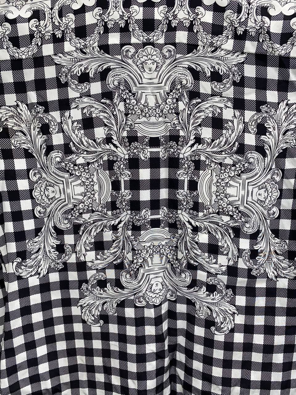 Versace Versace Medusa Gold Chain Silk Shirt Size US S / EU 44-46 / 1 - 6 Thumbnail