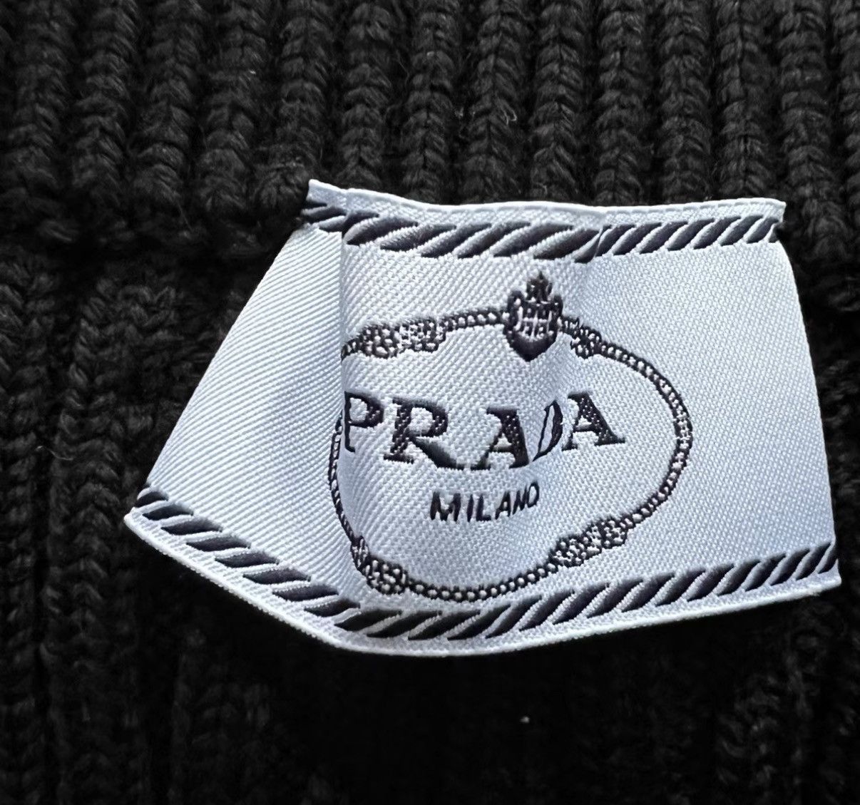 Prada Prada Black Knit Vest J41 Size ONE SIZE - 3 Thumbnail